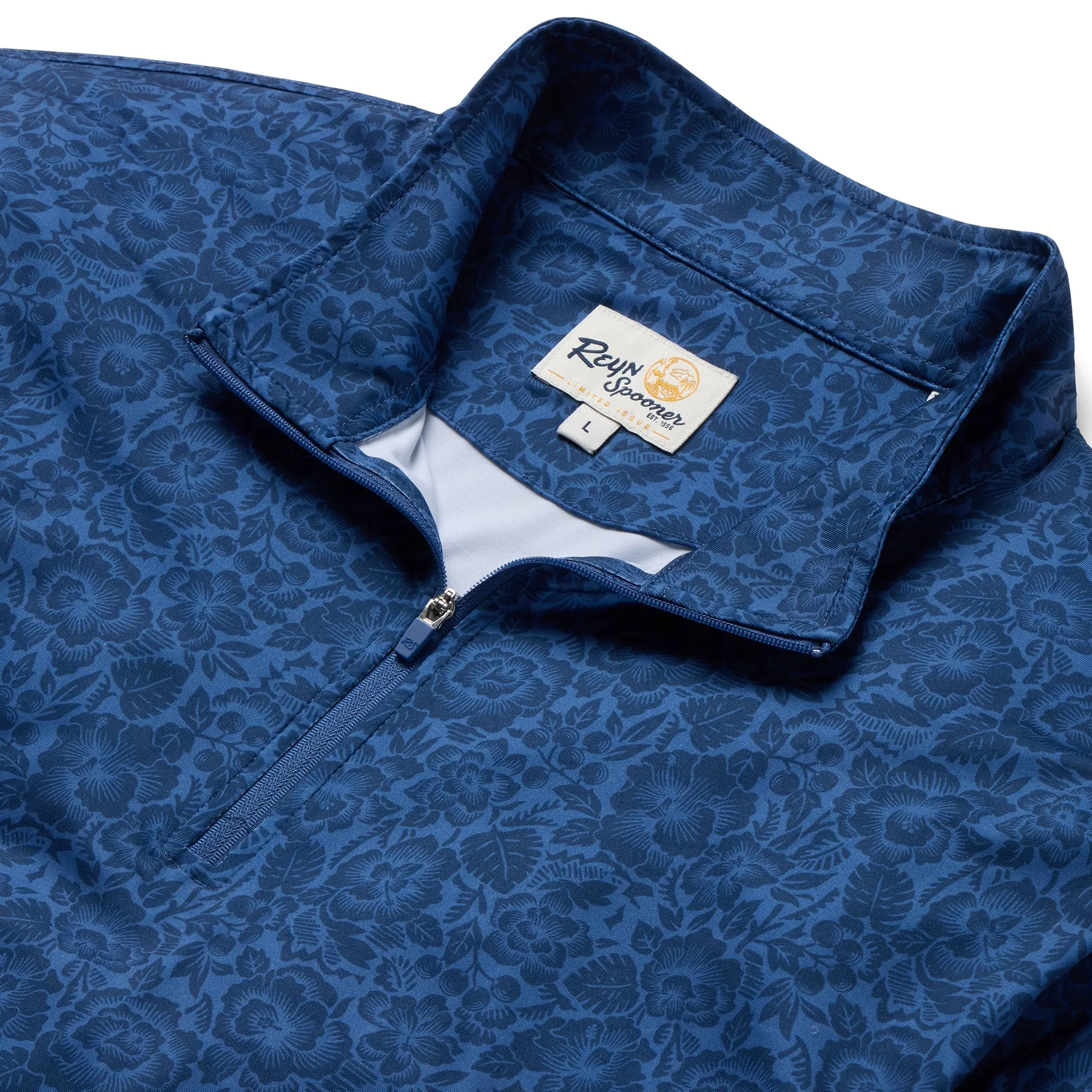 ISLAND BISCUS PERFORMANCE QUARTER ZIP sold by Reyn Spooner product image thumbnail 2