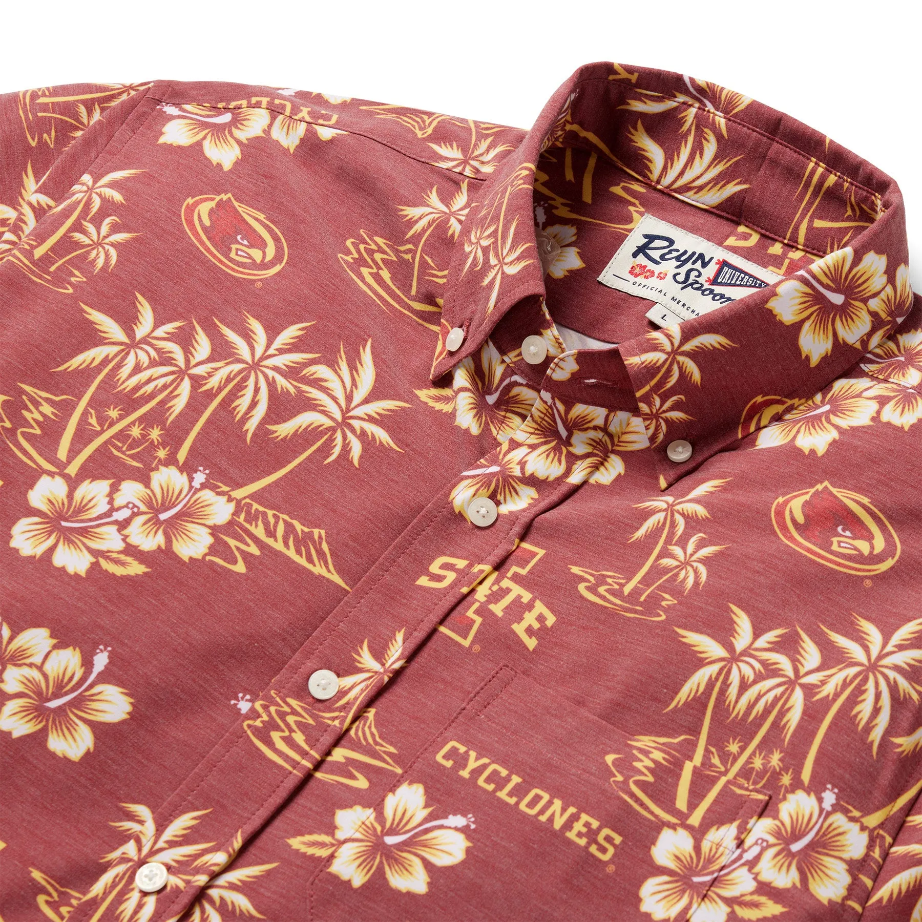 IOWA STATE UNIVERSITY GAME DAY PERFORMANCE BUTTON FRONT sold by Reyn Spooner product image thumbnail 2