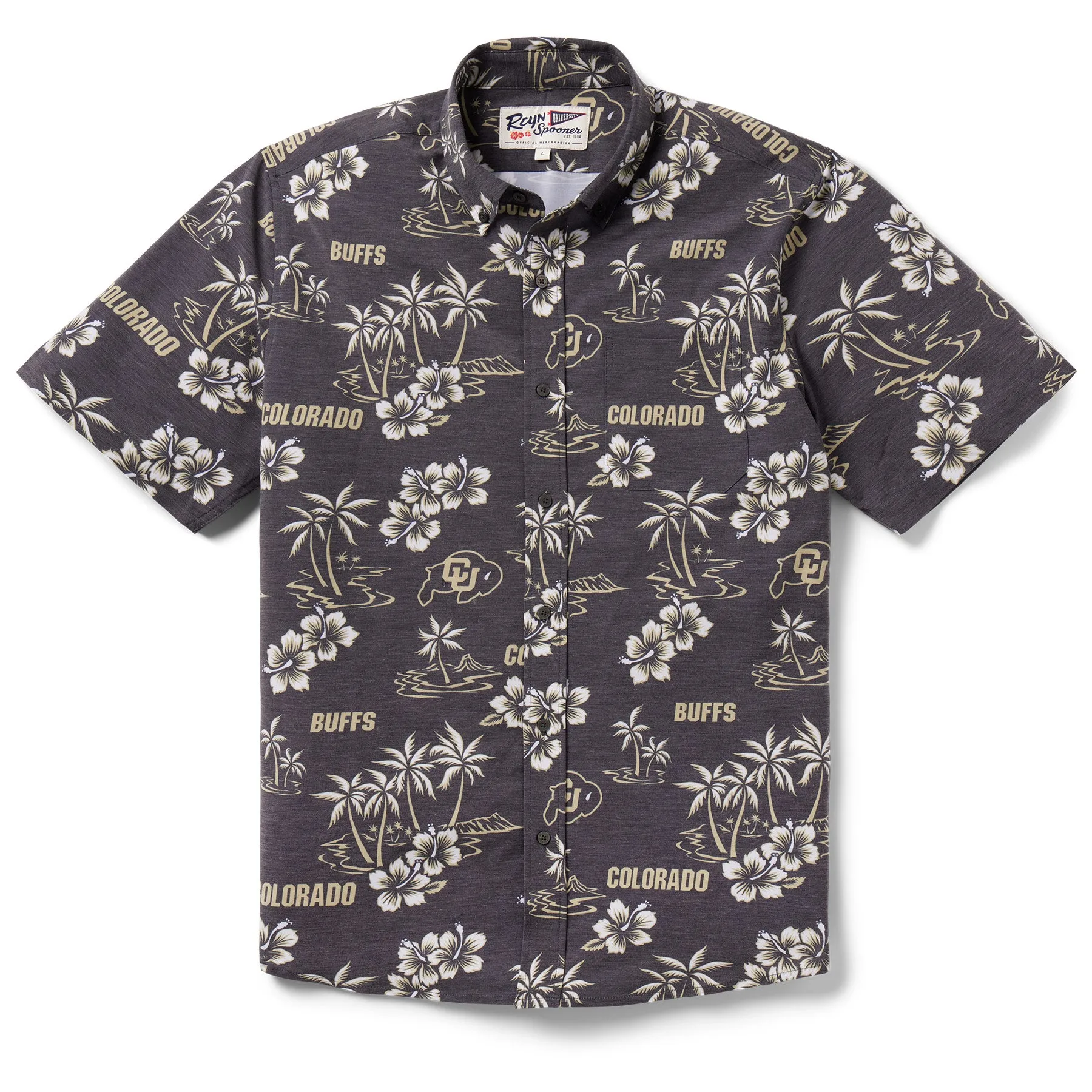 UNIVERSITY OF COLORADO GAME DAY PERFORMANCE BUTTON FRONT sold by Reyn Spooner