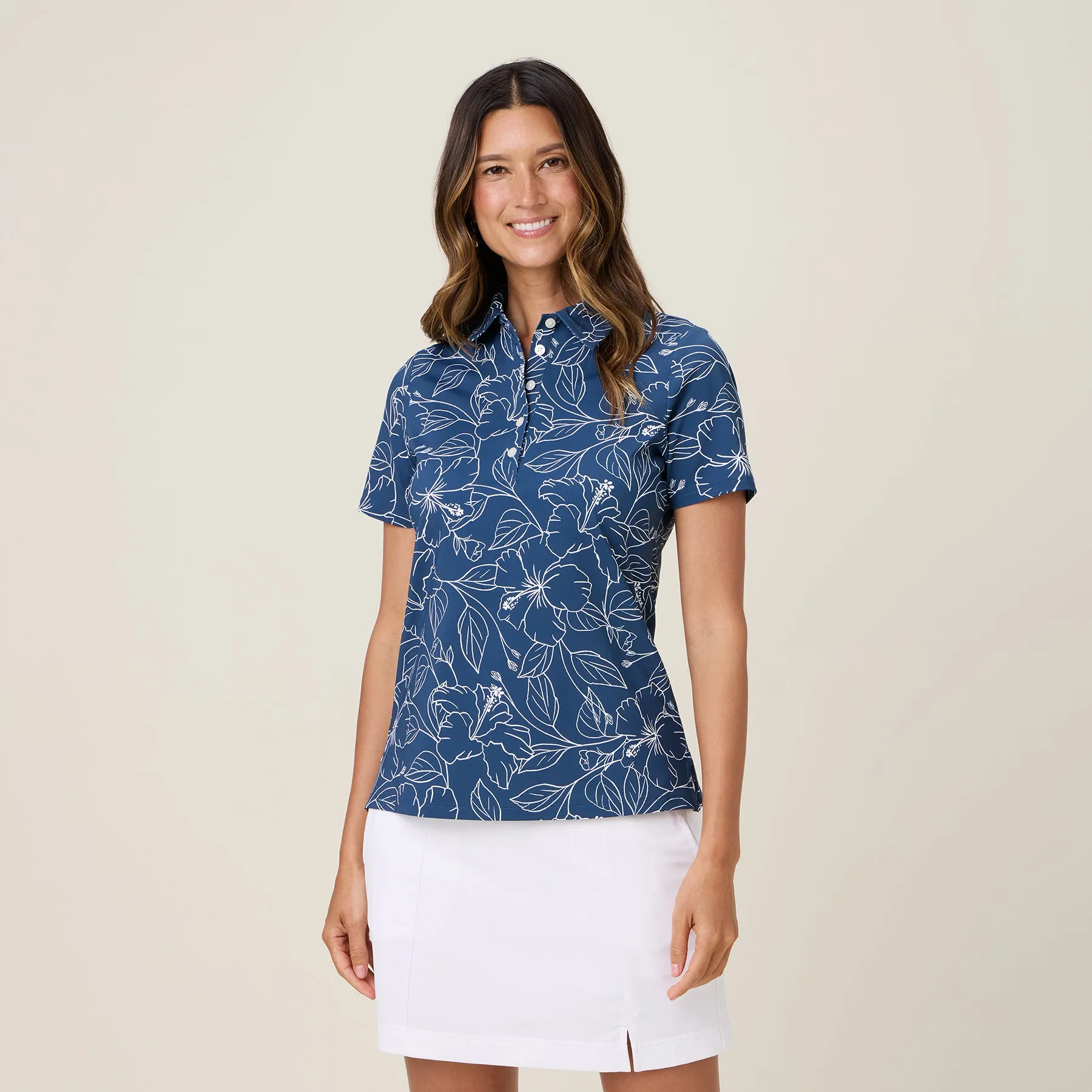 BIG BLOOMS AVA PERFORMANCE POLO sold by Reyn Spooner product image thumbnail 2