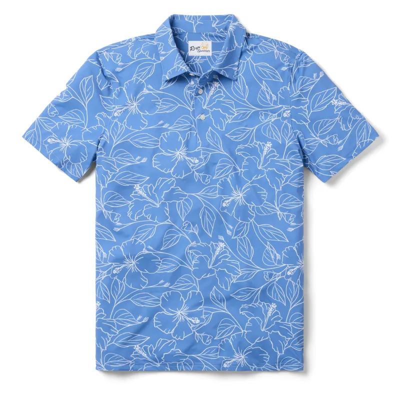 BIG BLOOMS PERFORMANCE POLO sold by Reyn Spooner