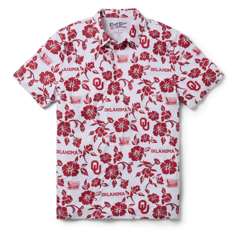 UNIVERSITY OF OKLAHOMA PUA PERFORMANCE POLO sold by Reyn Spooner