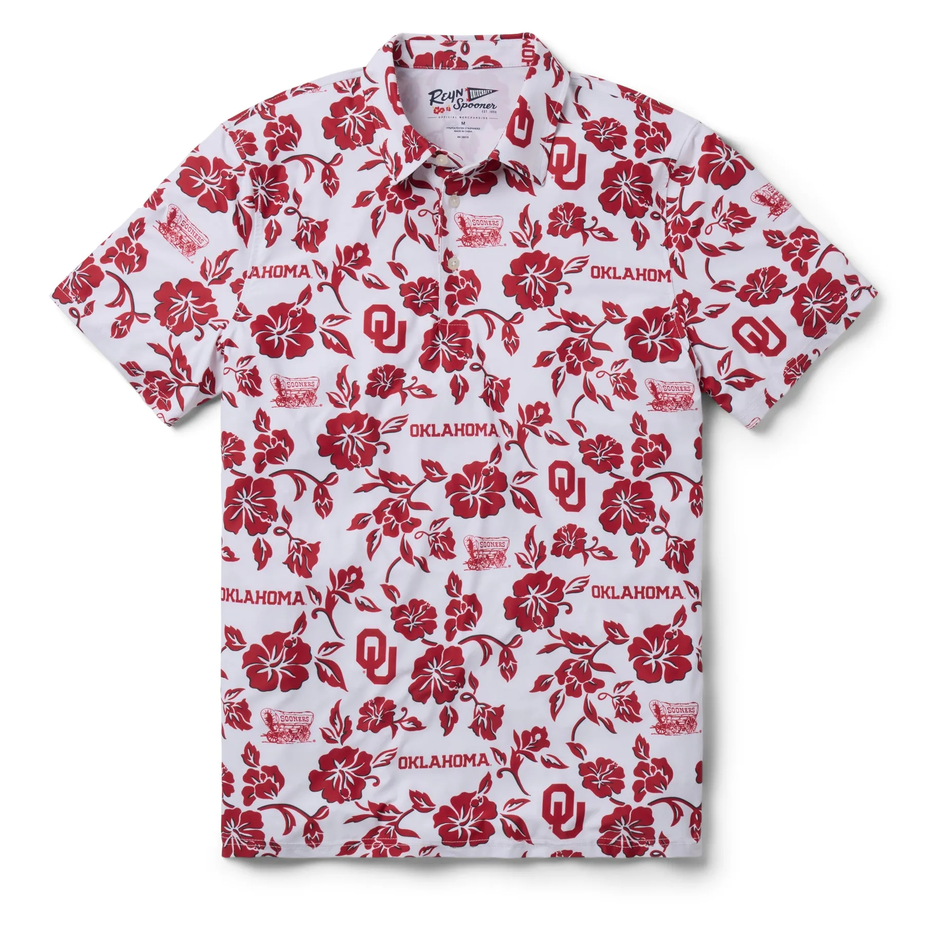 UNIVERSITY OF OKLAHOMA PUA PERFORMANCE POLO sold by Reyn Spooner