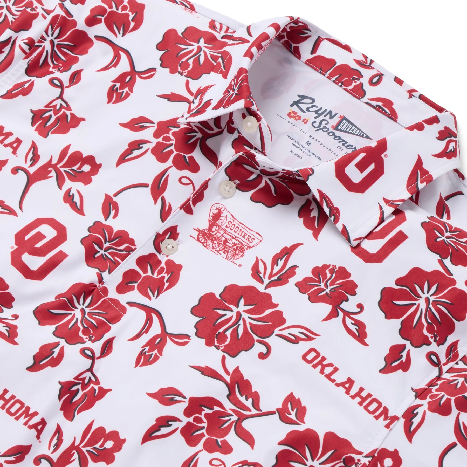 UNIVERSITY OF OKLAHOMA PUA PERFORMANCE POLO sold by Reyn Spooner product image thumbnail 2