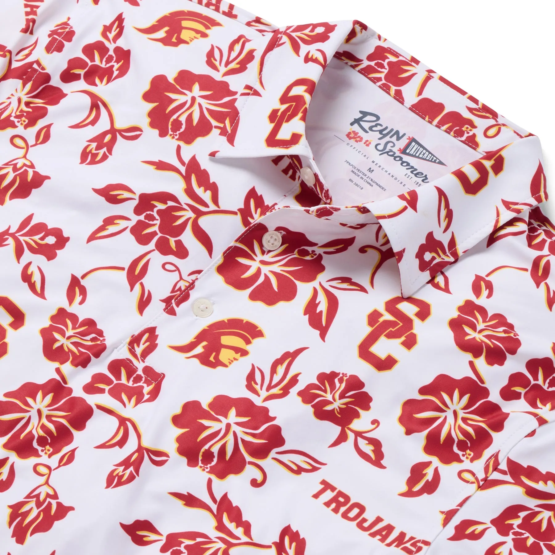 UNIVERSITY OF SOUTHERN CALIFORNIA PUA PERFORMANCE POLO sold by Reyn Spooner product image thumbnail 2