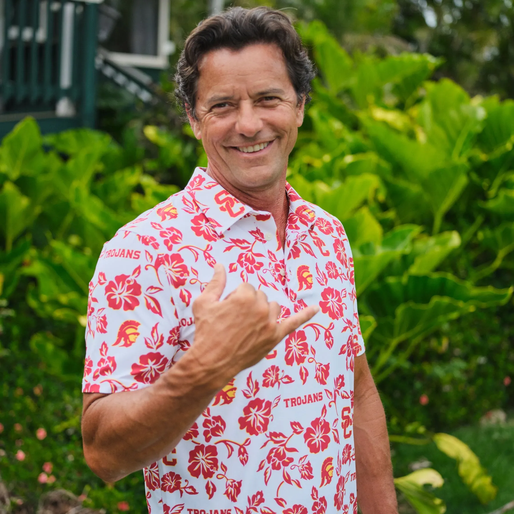 UNIVERSITY OF SOUTHERN CALIFORNIA PUA PERFORMANCE POLO sold by Reyn Spooner product image thumbnail 4