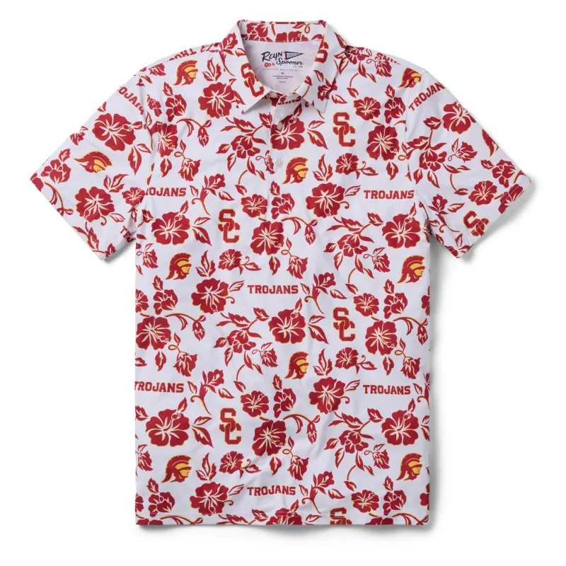 UNIVERSITY OF SOUTHERN CALIFORNIA PUA PERFORMANCE POLO sold by Reyn Spooner