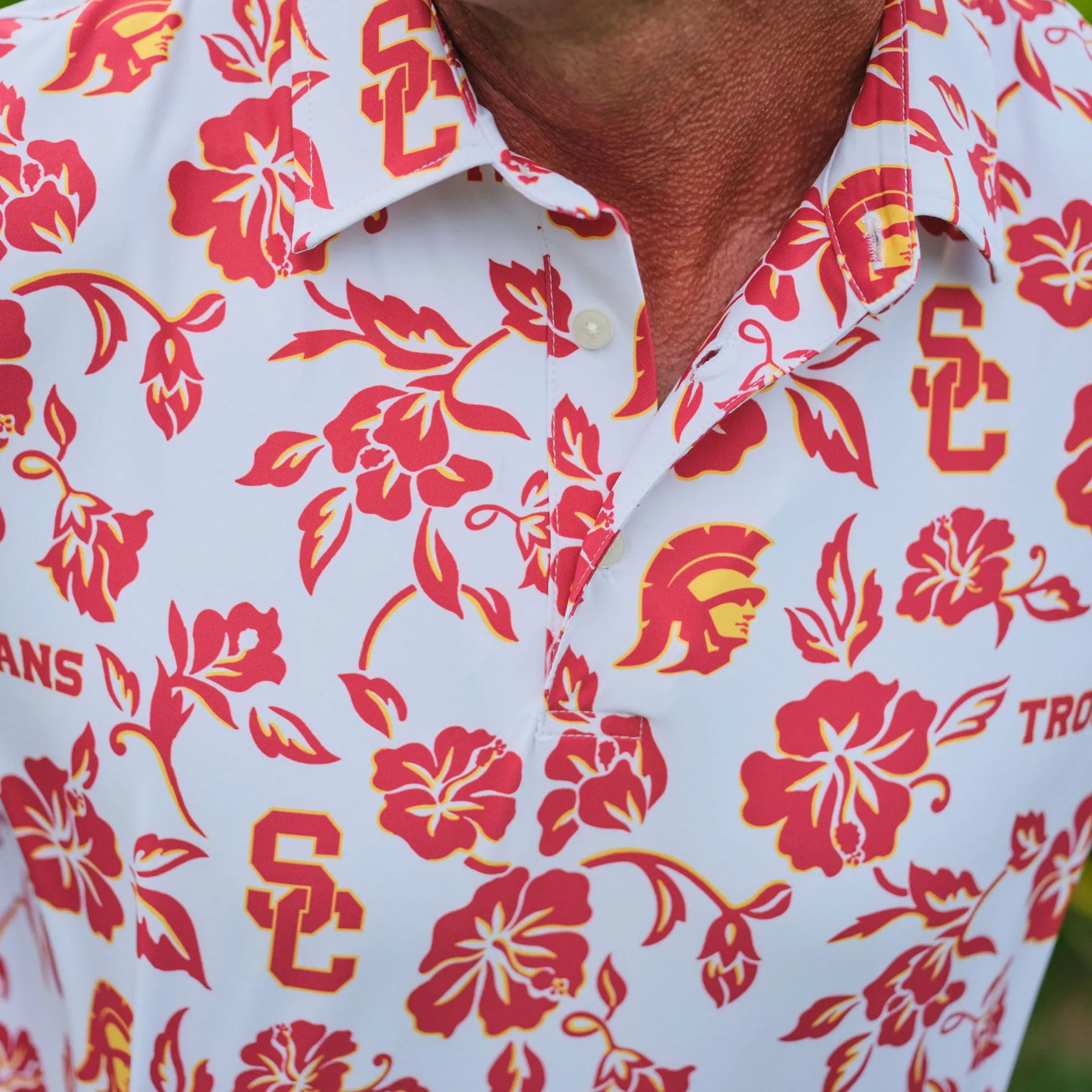 UNIVERSITY OF SOUTHERN CALIFORNIA PUA PERFORMANCE POLO sold by Reyn Spooner product image thumbnail 5