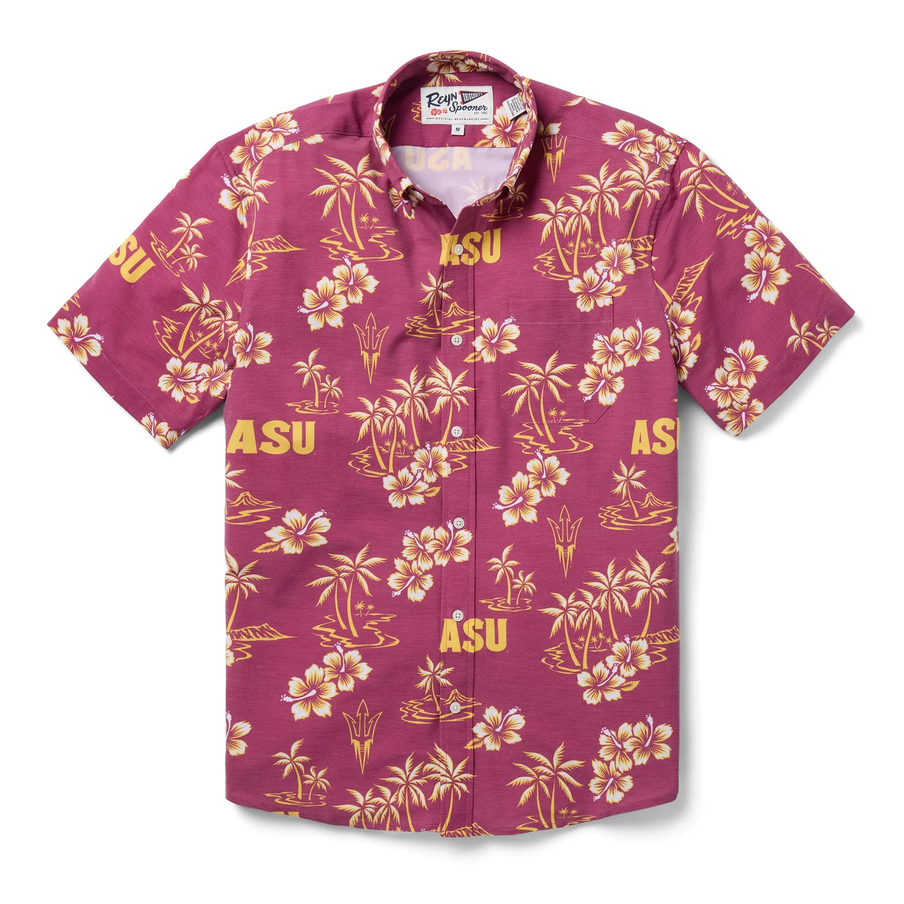 ARIZONA STATE UNIVERSITY KEKAI PERFORMANCE BUTTON FRONT sold by Reyn Spooner