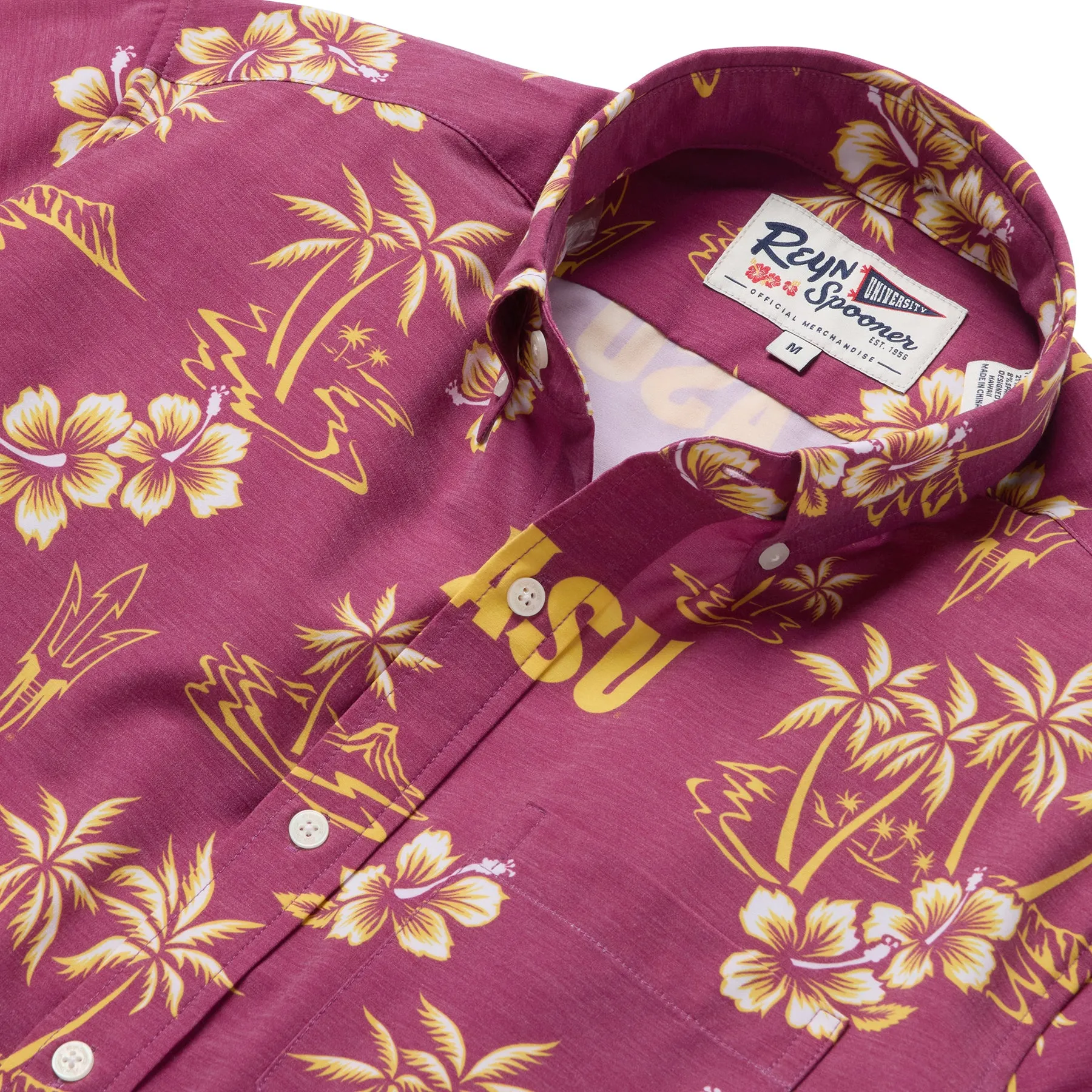 ARIZONA STATE UNIVERSITY KEKAI PERFORMANCE BUTTON FRONT sold by Reyn Spooner product image thumbnail 2