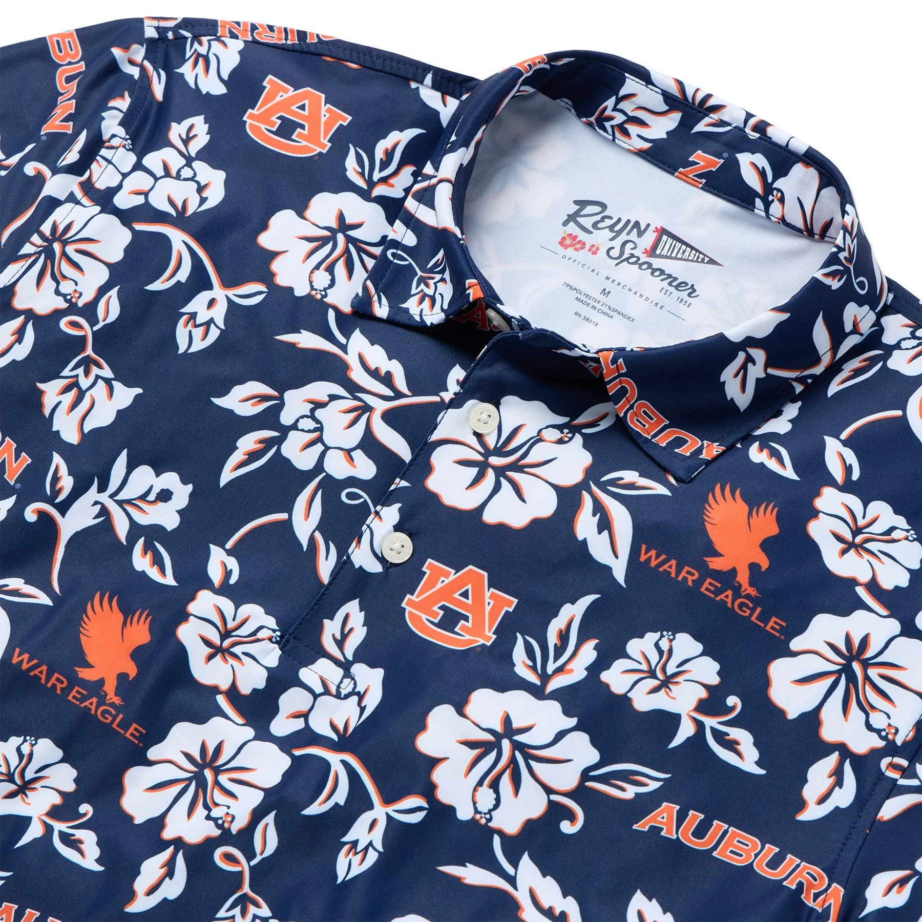 AUBURN UNIVERSITY PUA PERFORMANCE POLO sold by Reyn Spooner product image thumbnail 2