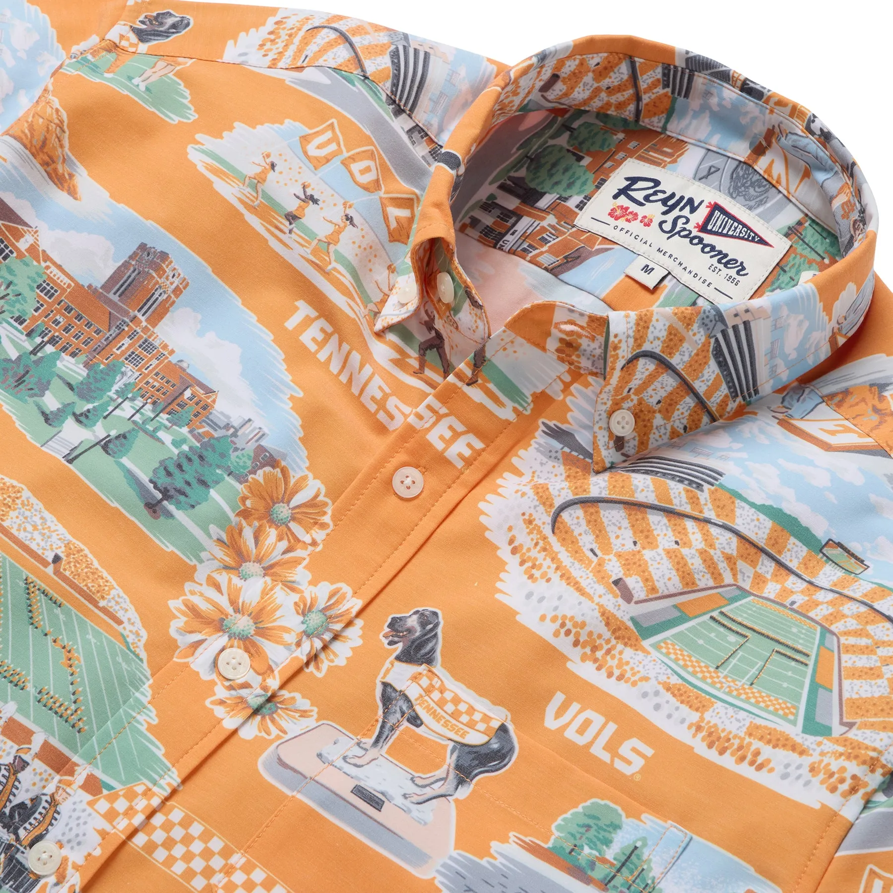 UNIVERSITY OF TENNESSEE SCENIC PERFORMANCE BUTTON FRONT sold by Reyn Spooner product image thumbnail 2