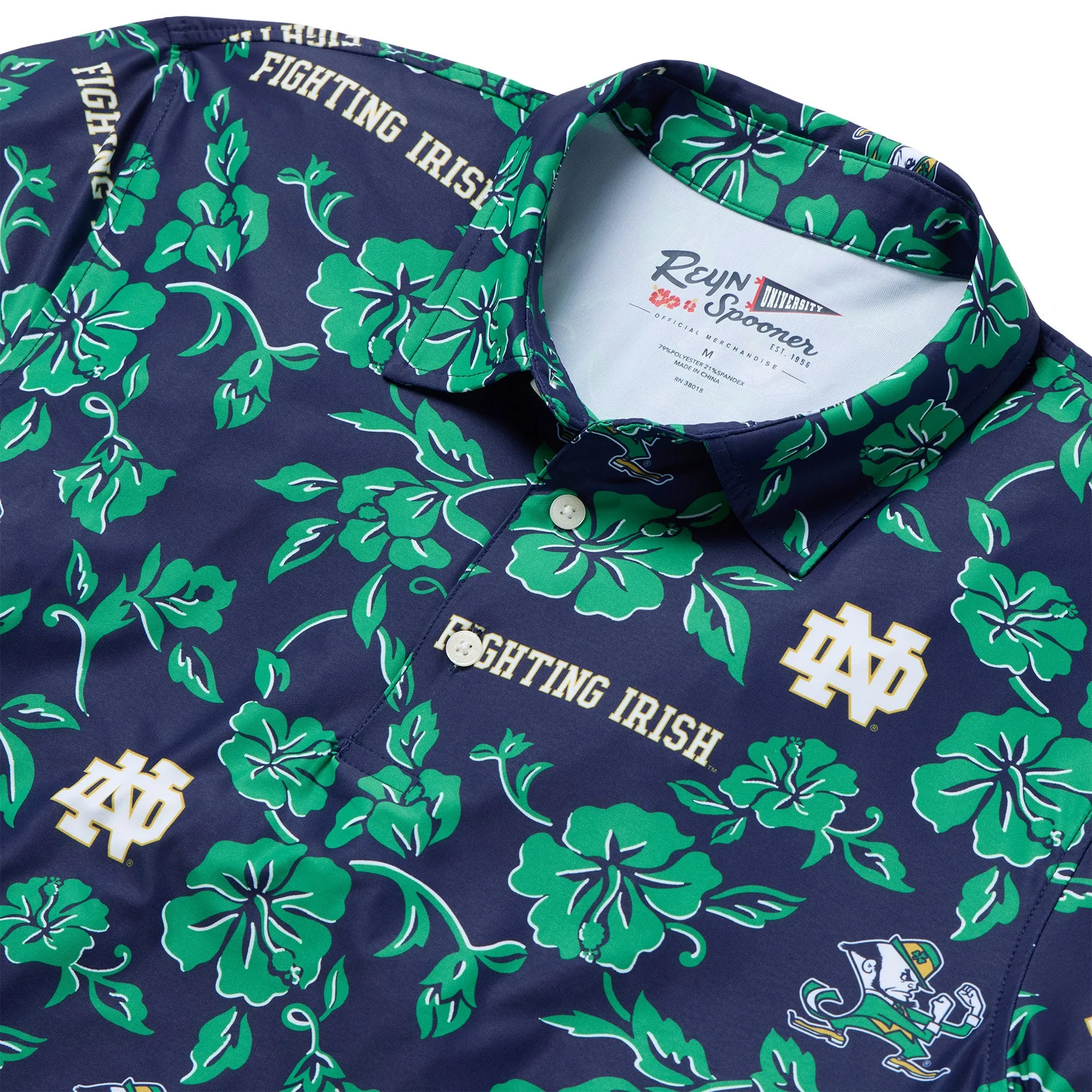 UNIVERSITY OF NOTRE DAME PUA PERFORMANCE POLO sold by Reyn Spooner product image thumbnail 4