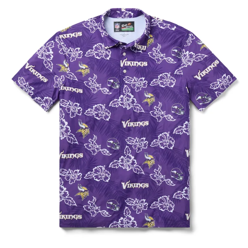 MINNESOTA VIKINGS GAME DAY PERFORMANCE POLO sold by Reyn Spooner