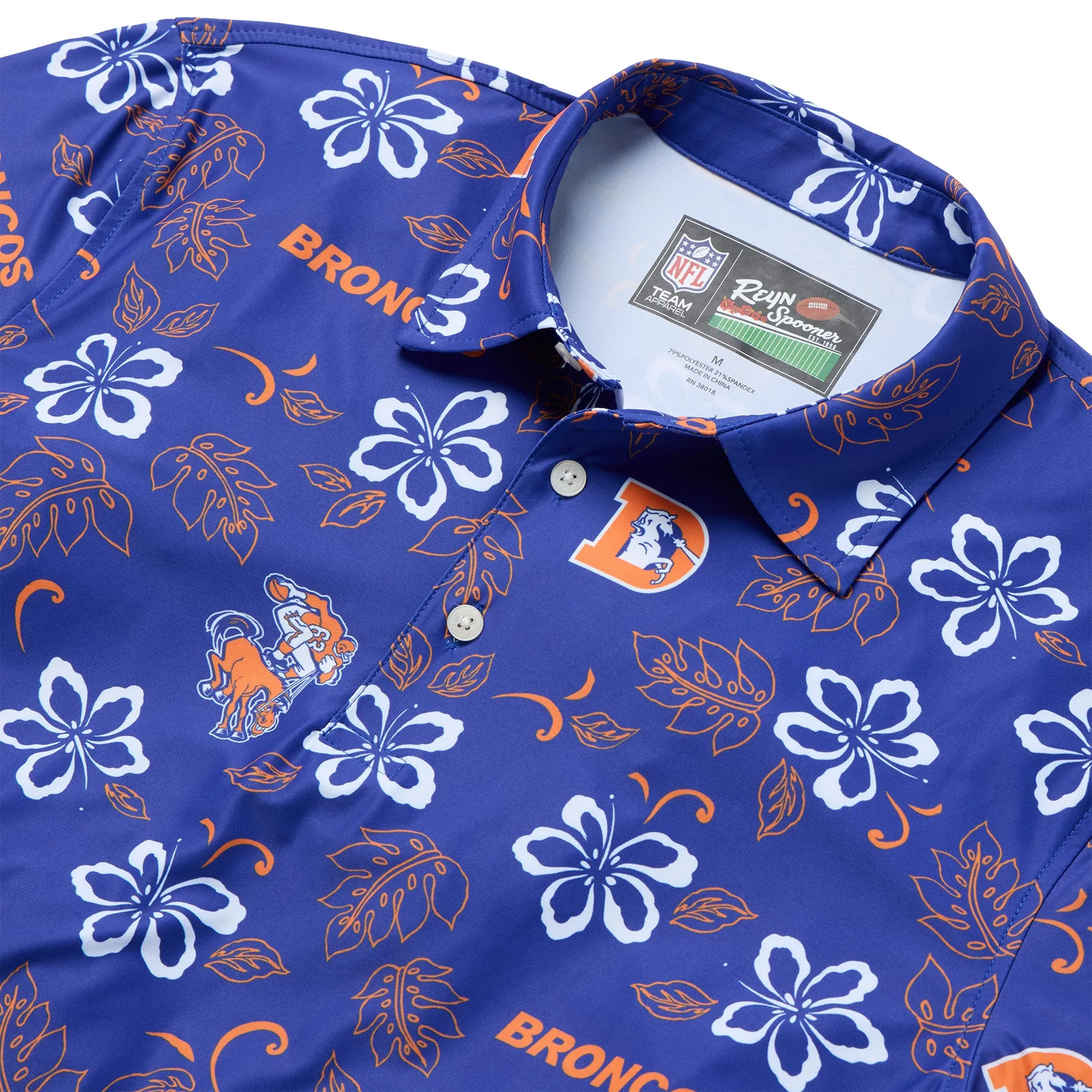 DENVER BRONCOS THROWBACK PERFORMANCE POLO sold by Reyn Spooner product image thumbnail 2