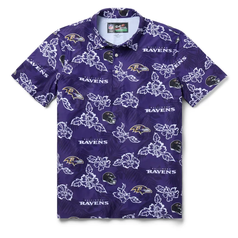 BALTIMORE RAVENS GAME DAY PERFORMANCE POLO sold by Reyn Spooner