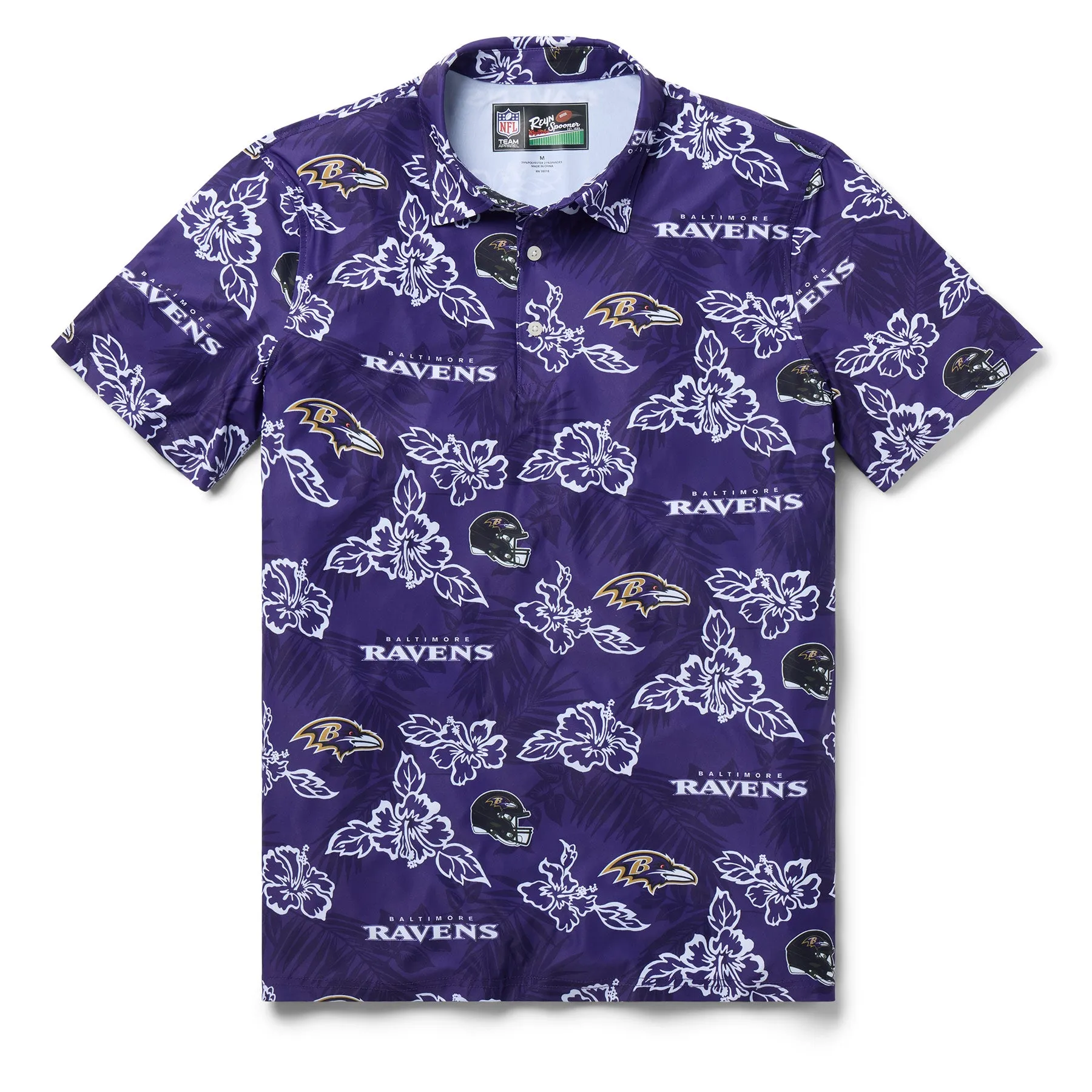 BALTIMORE RAVENS GAME DAY PERFORMANCE POLO sold by Reyn Spooner