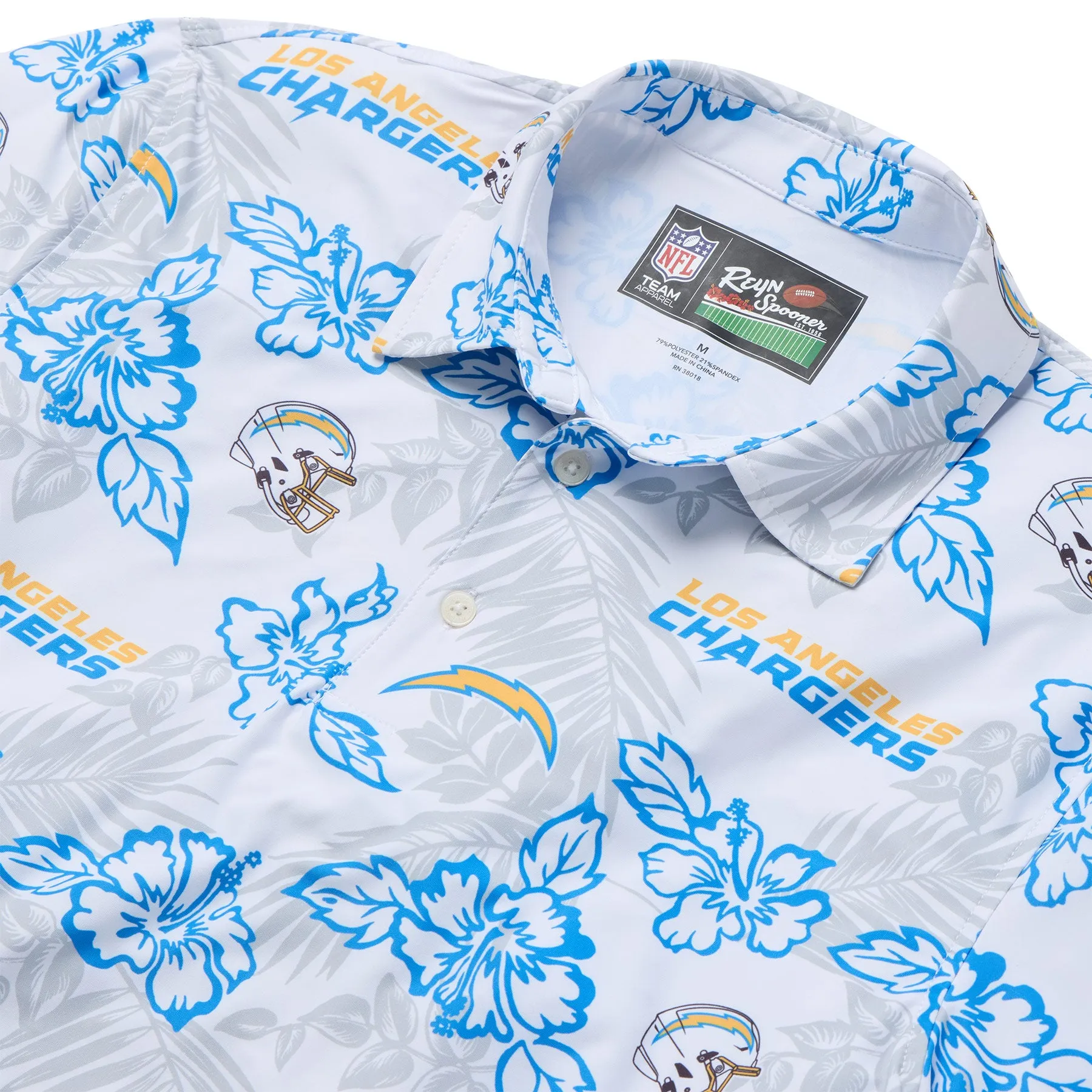LOS ANGELES CHARGERS GAME DAY PERFORMANCE POLO sold by Reyn Spooner product image thumbnail 2