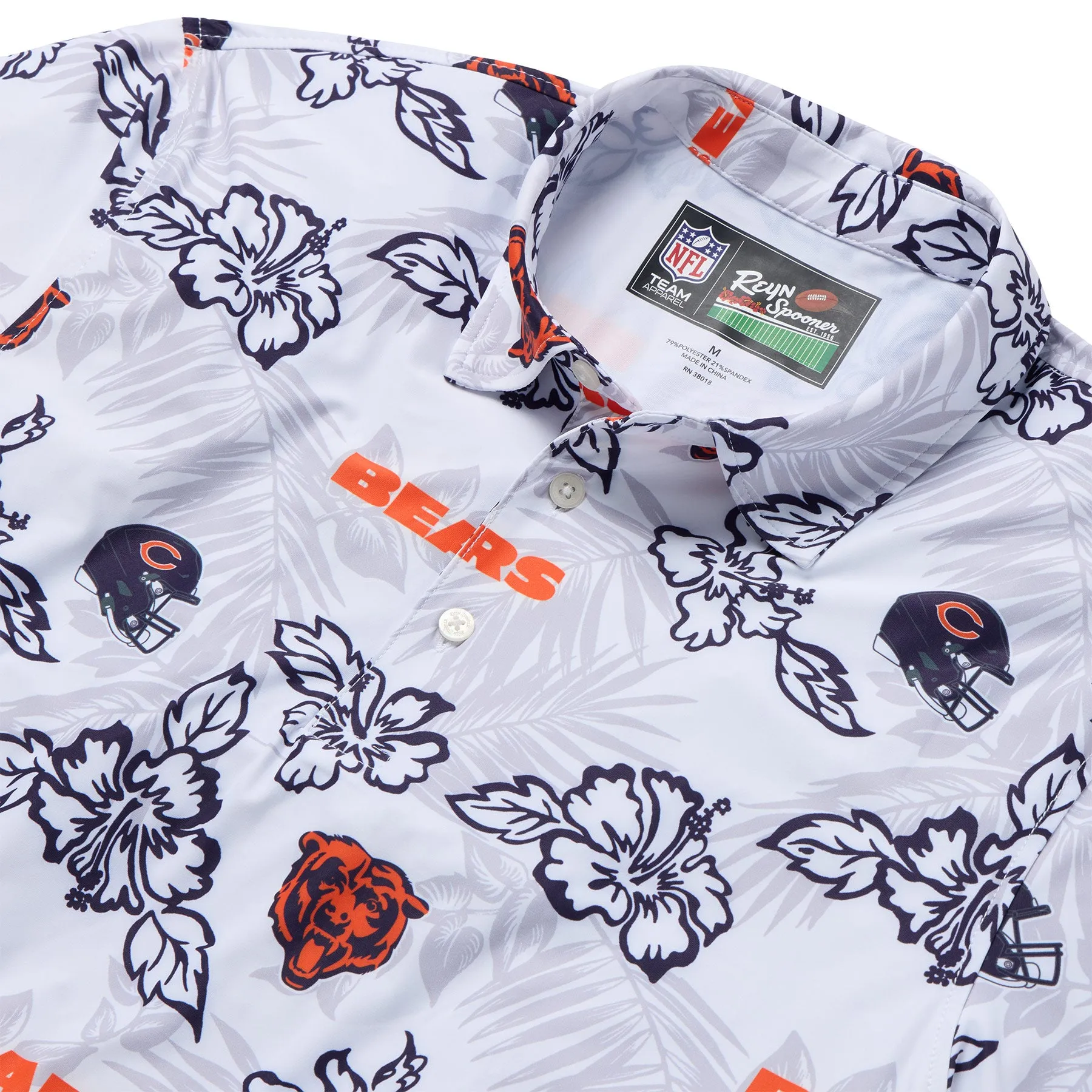 CHICAGO BEARS GAME DAY PERFORMANCE POLO sold by Reyn Spooner product image thumbnail 2