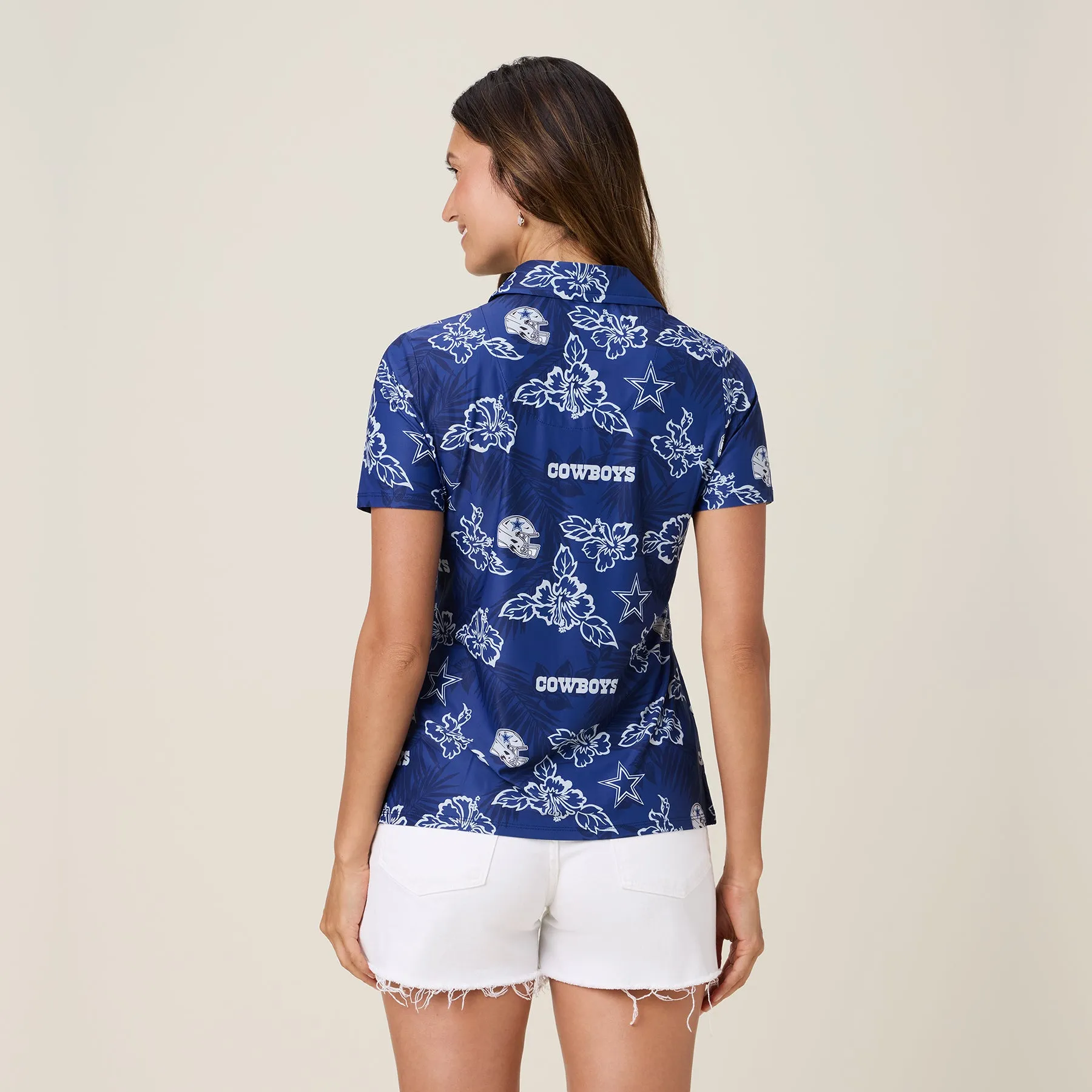 WOMEN'S DALLAS COWBOYS GAME DAY PERFORMANCE POLO sold by Reyn Spooner product image thumbnail 2