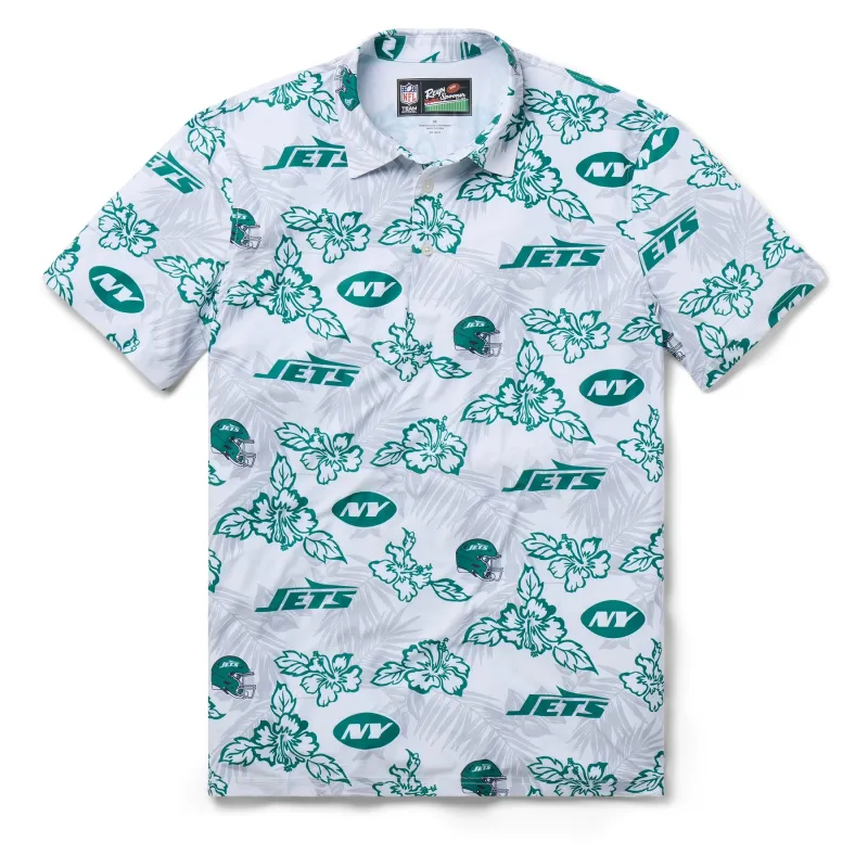 NEW YORK JETS GAME DAY PERFORMANCE POLO sold by Reyn Spooner