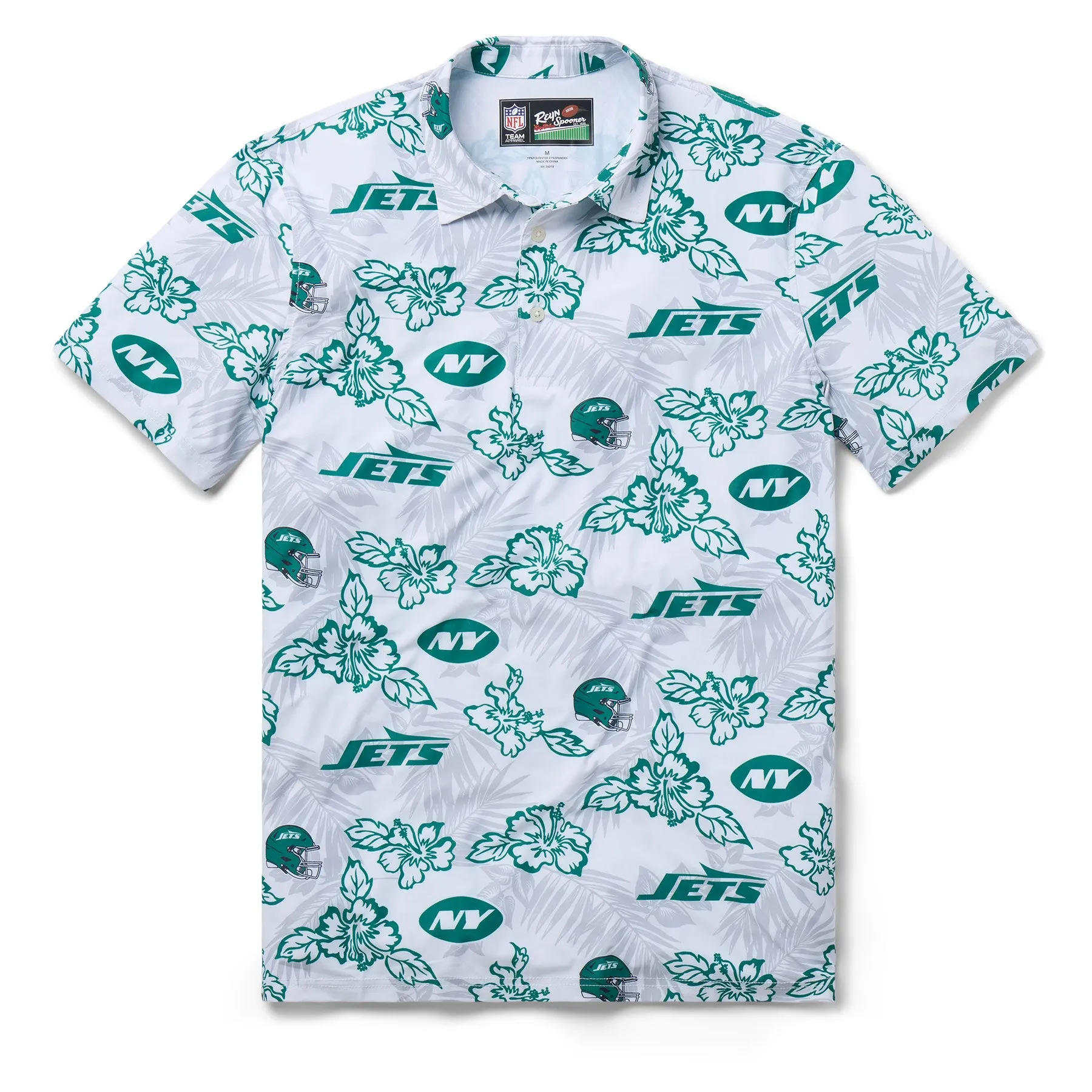 NEW YORK JETS GAME DAY PERFORMANCE POLO sold by Reyn Spooner
