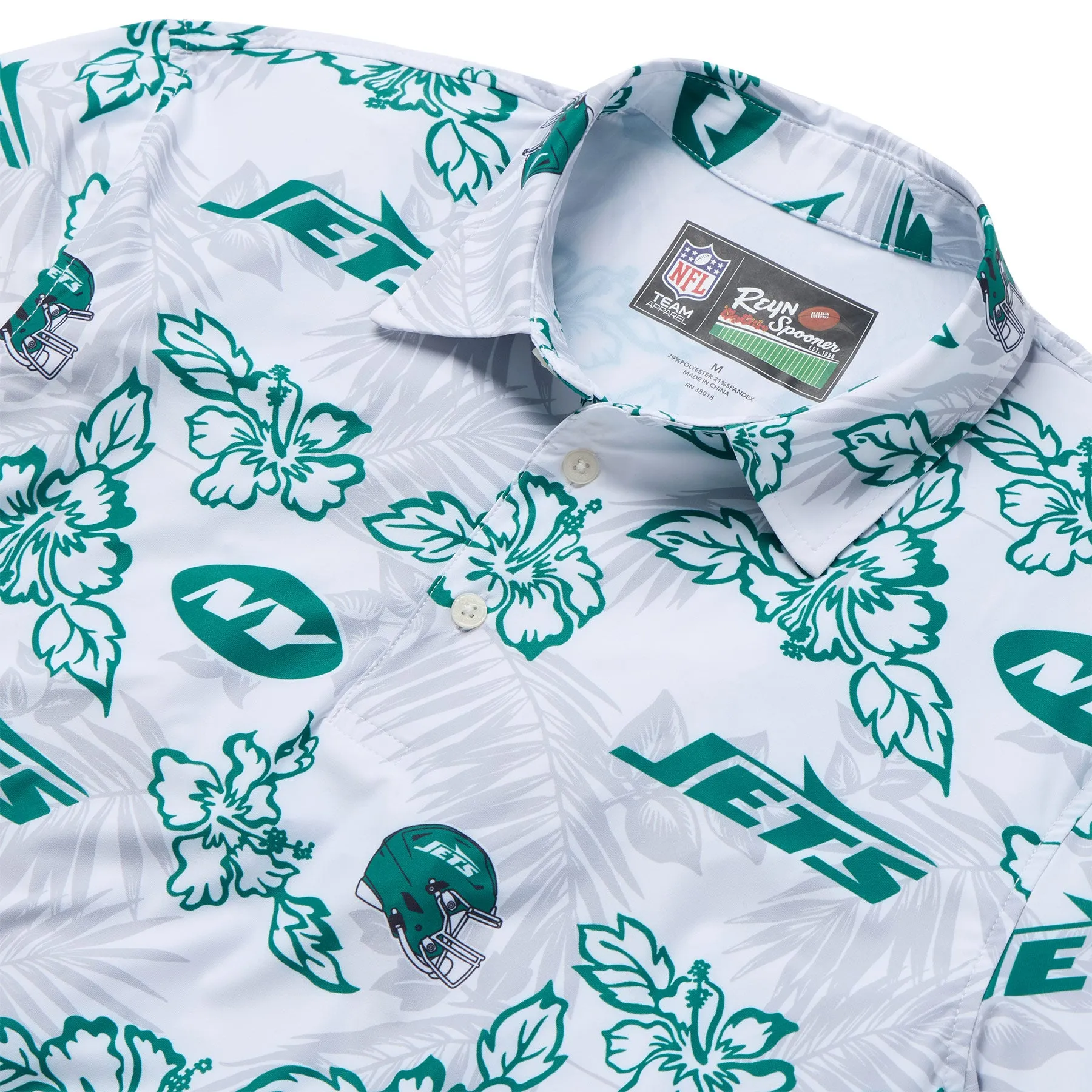 NEW YORK JETS GAME DAY PERFORMANCE POLO sold by Reyn Spooner product image thumbnail 2