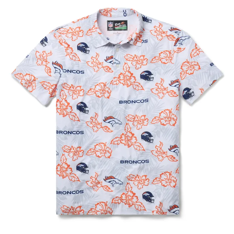 DENVER BRONCOS GAME DAY PERFORMANCE POLO sold by Reyn Spooner