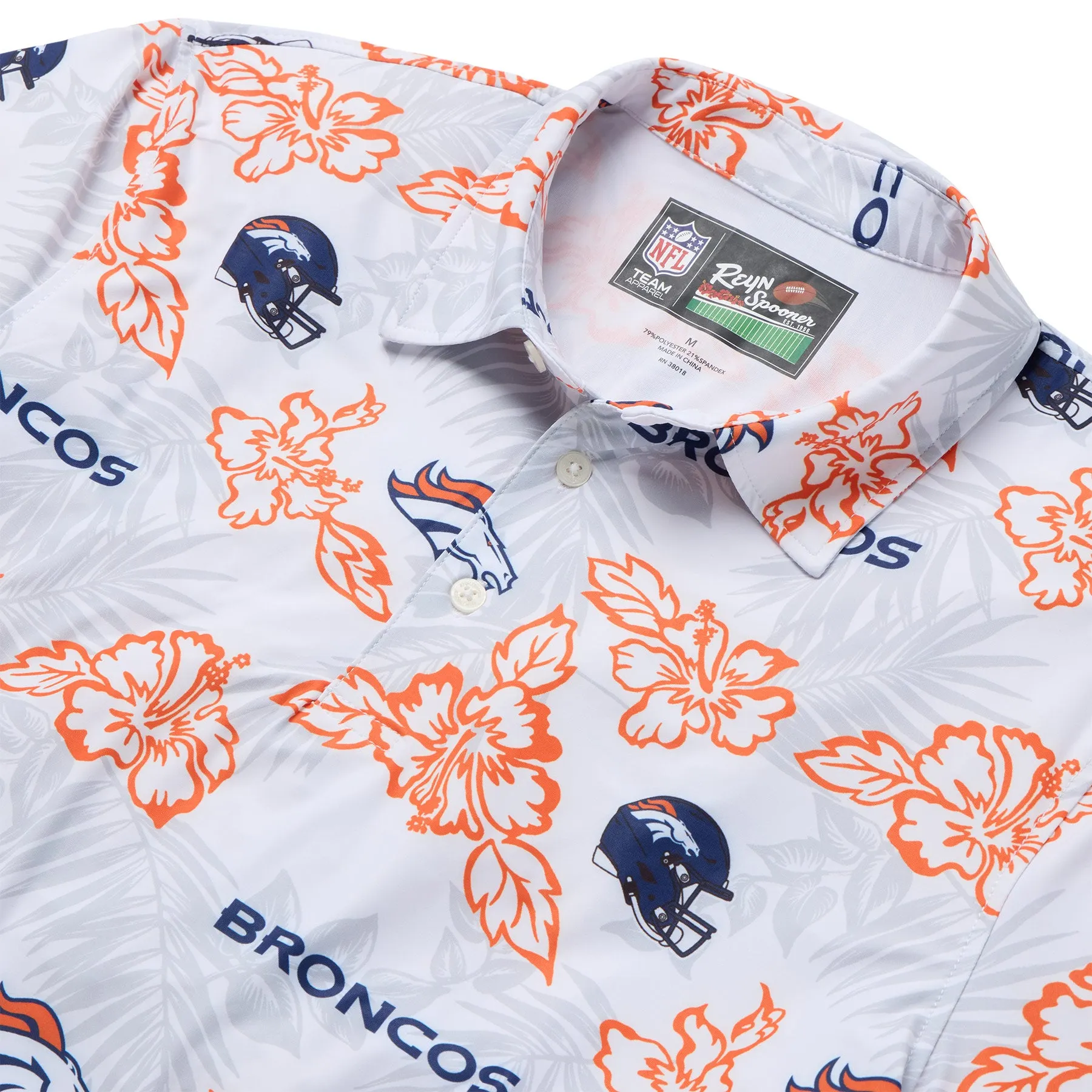 DENVER BRONCOS GAME DAY PERFORMANCE POLO sold by Reyn Spooner product image thumbnail 2