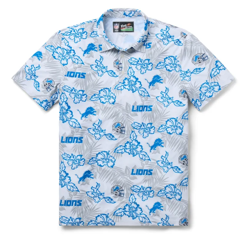 DETROIT LIONS GAME DAY PERFORMANCE POLO sold by Reyn Spooner