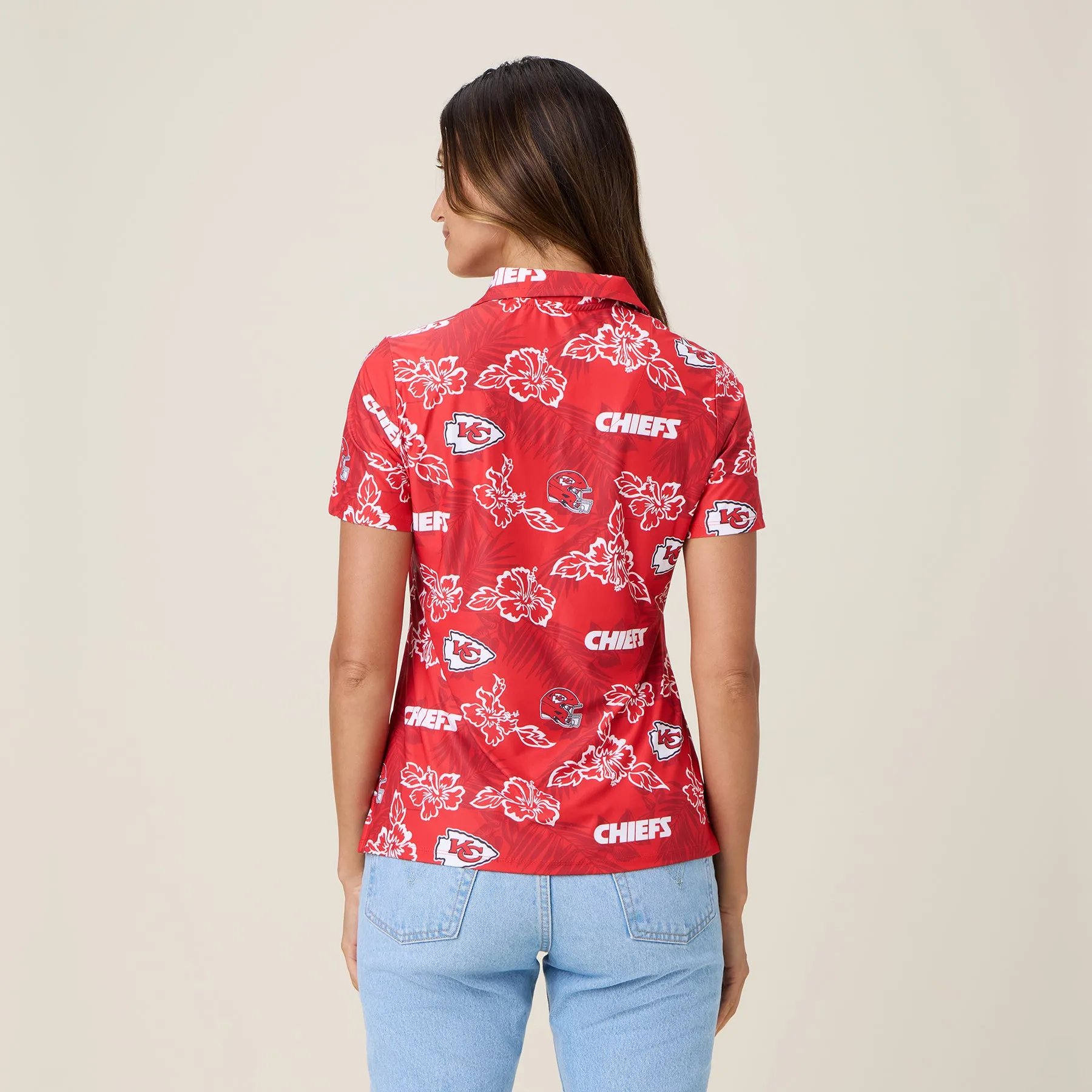 WOMEN'S KANSAS CITY CHIEFS GAME DAY PERFORMANCE POLO sold by Reyn Spooner product image thumbnail 2