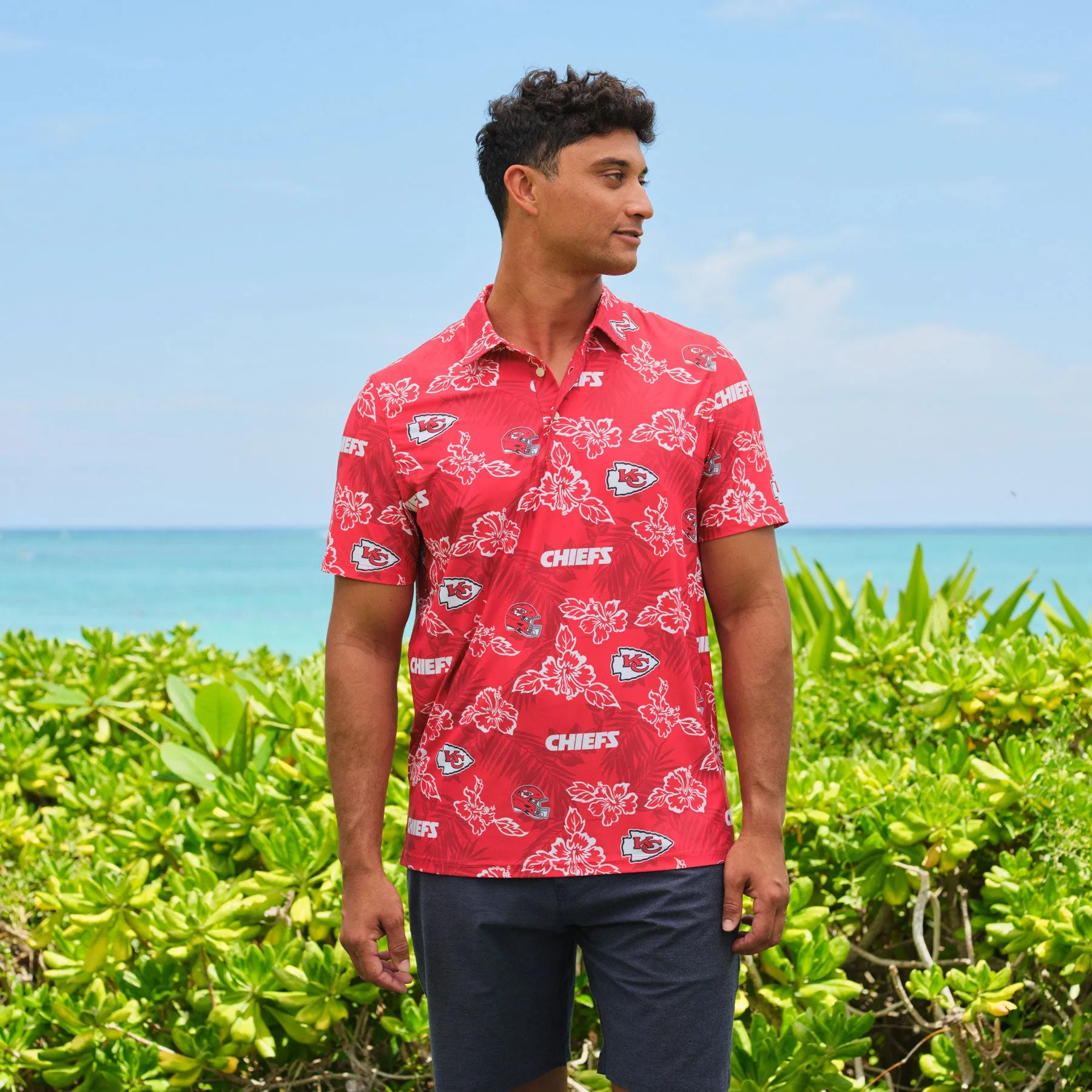 KANSAS CITY CHIEFS GAME DAY PERFORMANCE POLO sold by Reyn Spooner product image thumbnail 3