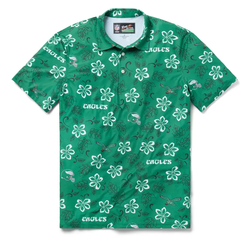 PHILADELPHIA EAGLES THROWBACK PERFORMANCE POLO sold by Reyn Spooner