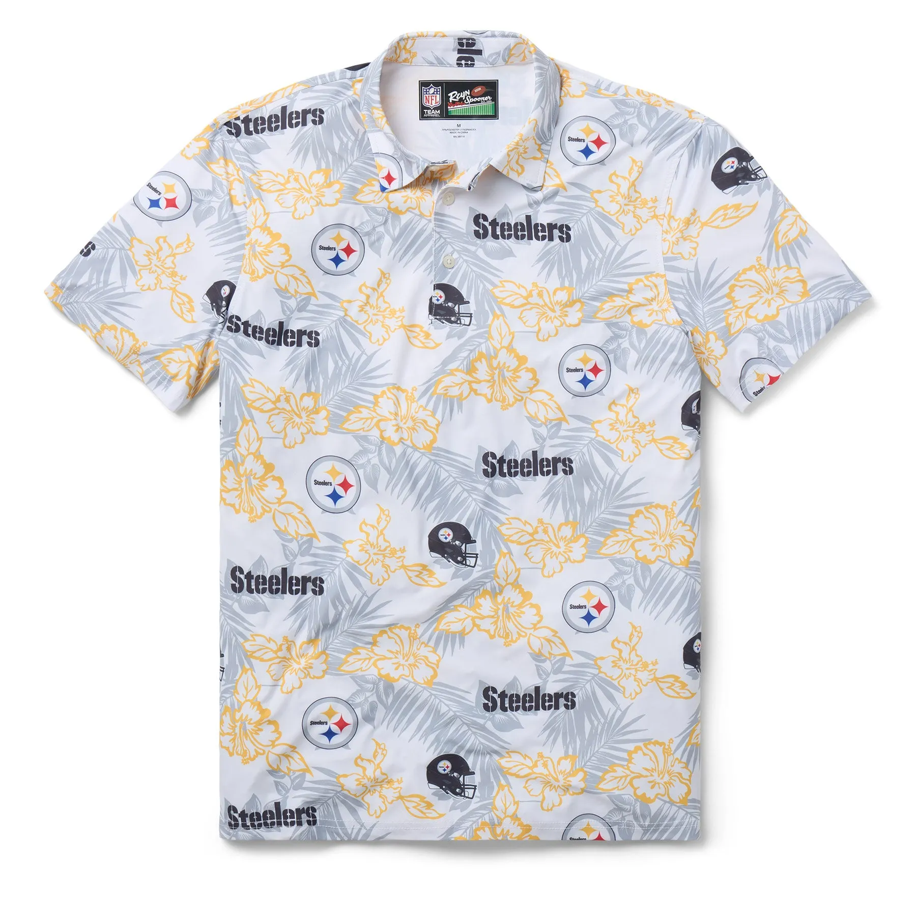 PITTSBURGH STEELERS GAME DAY PERFORMANCE POLO sold by Reyn Spooner