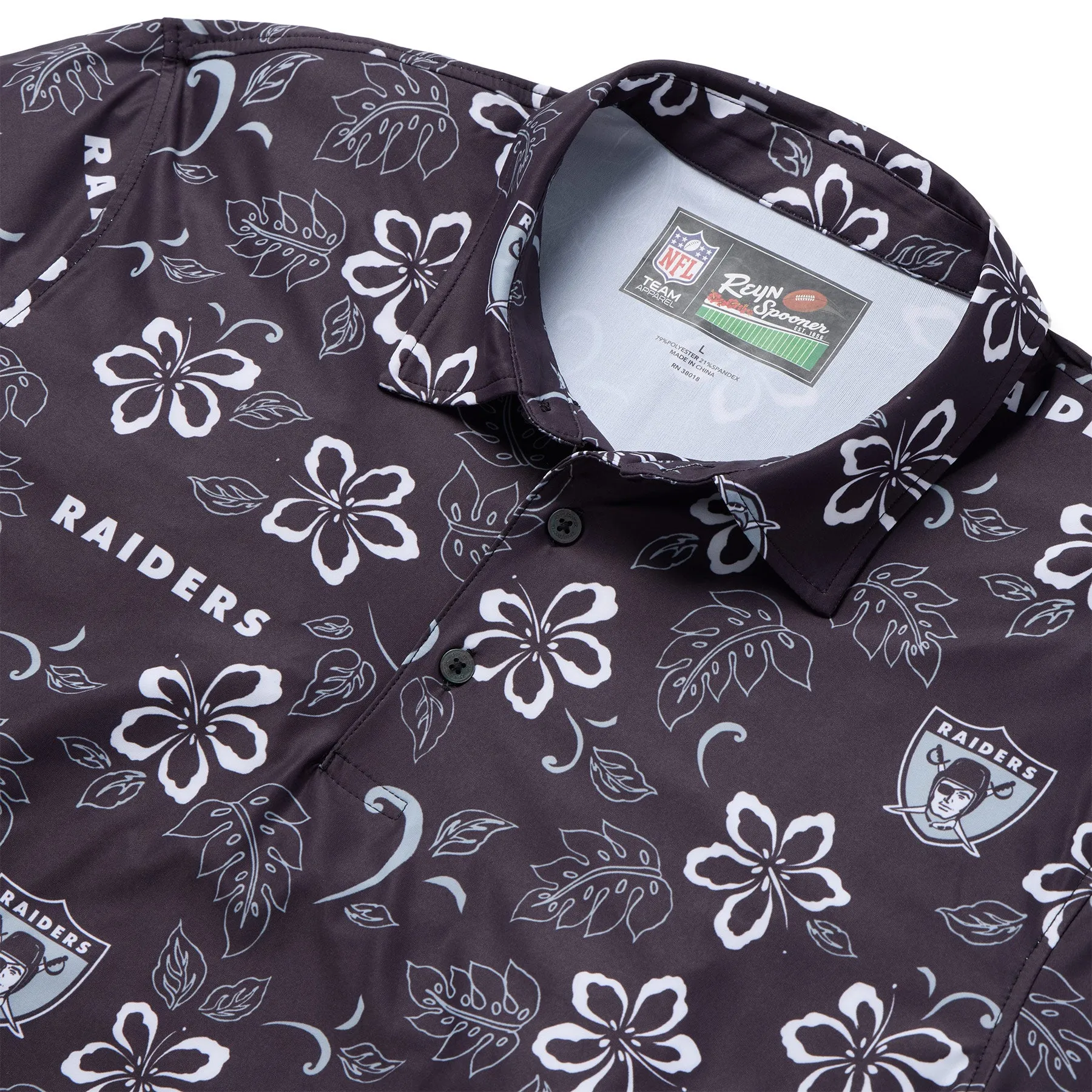 RAIDERS THROWBACK PERFORMANCE POLO sold by Reyn Spooner product image thumbnail 2