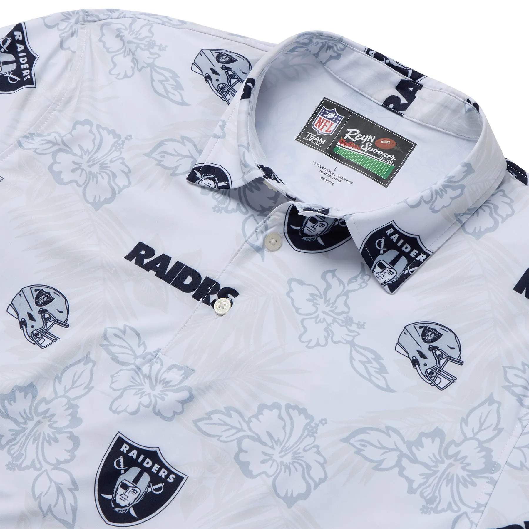 LAS VEGAS RAIDERS GAME DAY PERFORMANCE POLO sold by Reyn Spooner product image thumbnail 2