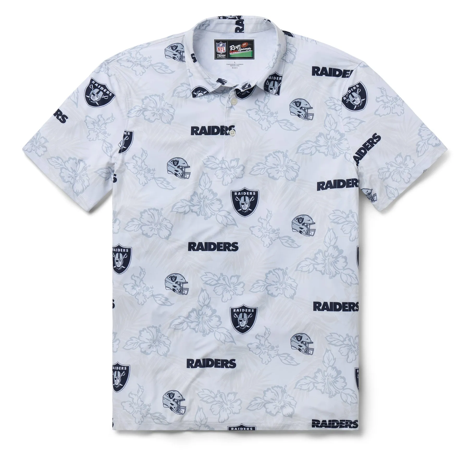 LAS VEGAS RAIDERS GAME DAY PERFORMANCE POLO sold by Reyn Spooner