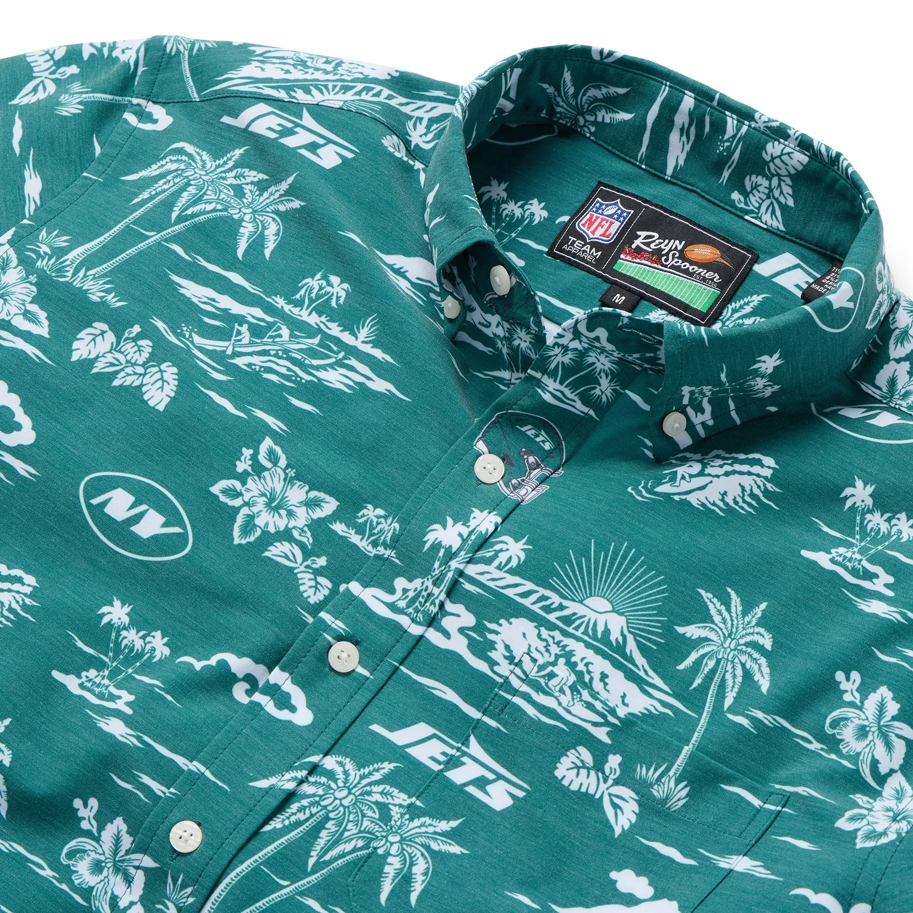 NEW YORK JETS GAME DAY PERFORMANCE BUTTON FRONT sold by Reyn Spooner product image thumbnail 2