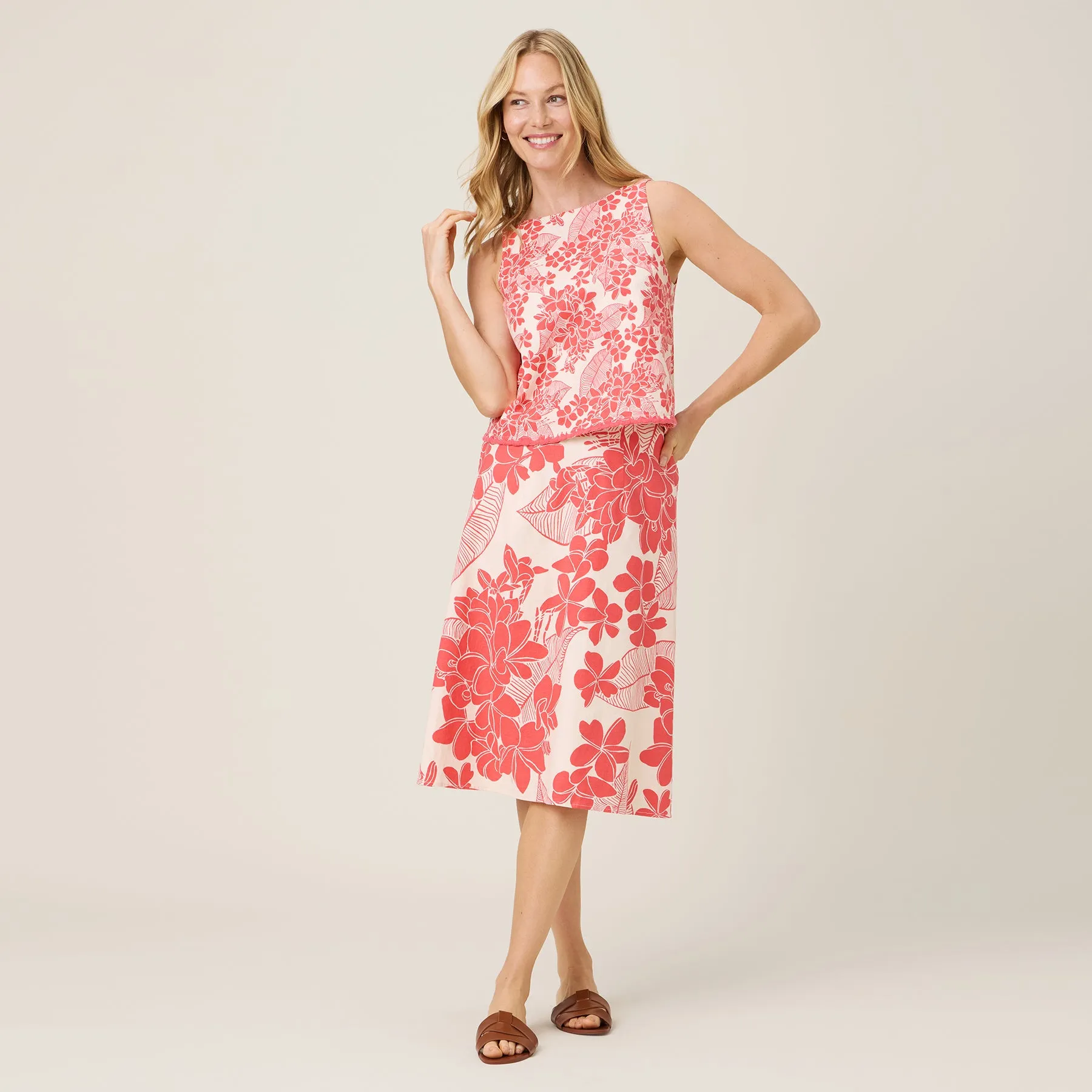 PLAYFUL PLUMERIA GEORGIA TANK sold by Reyn Spooner product image thumbnail 4