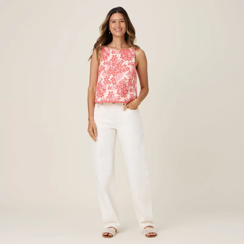 PLAYFUL PLUMERIA GEORGIA TANK sold by Reyn Spooner