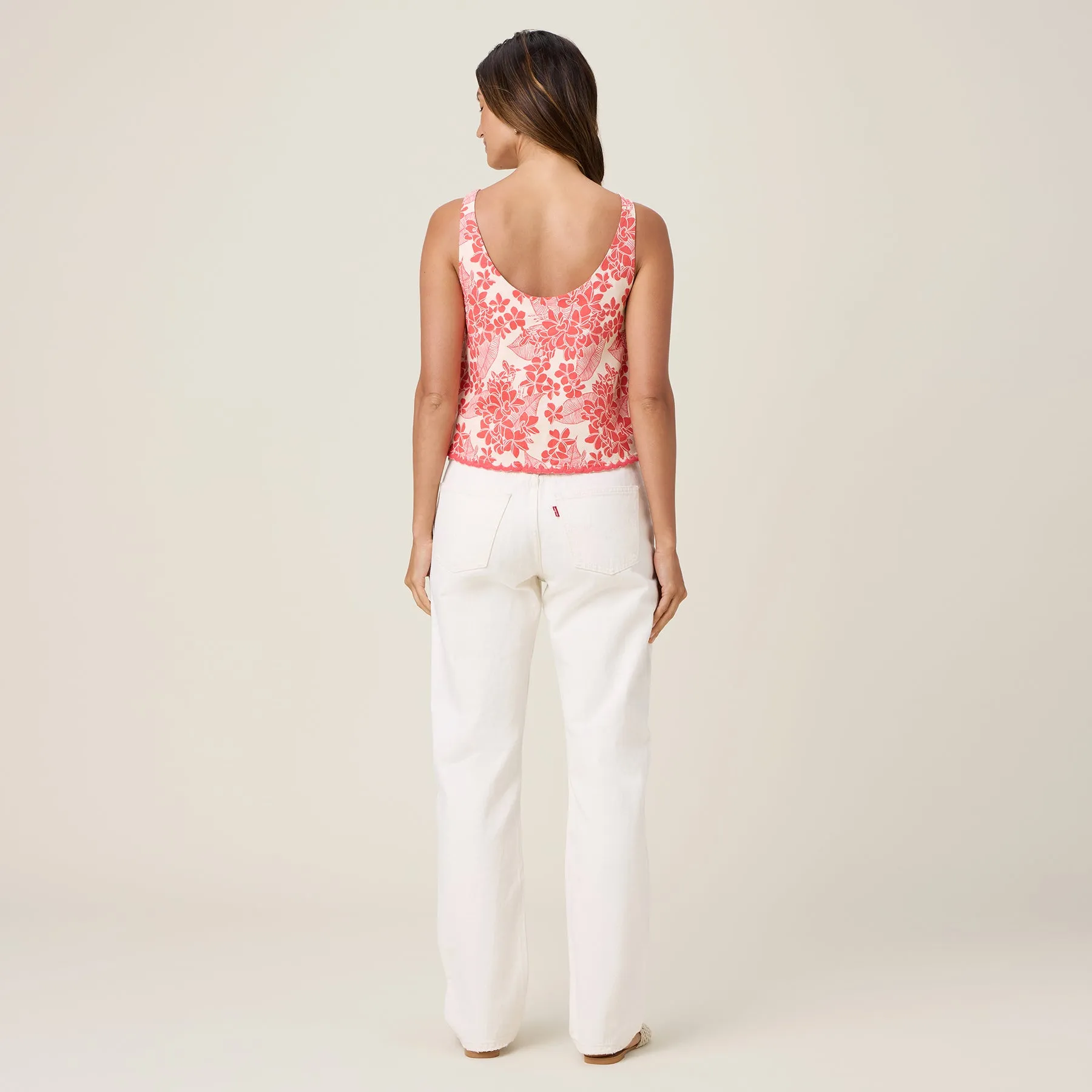 PLAYFUL PLUMERIA GEORGIA TANK sold by Reyn Spooner product image thumbnail 2