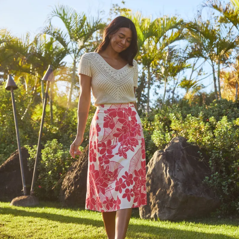 PLAYFUL PLUMERIA MELANIE SKIRT sold by Reyn Spooner