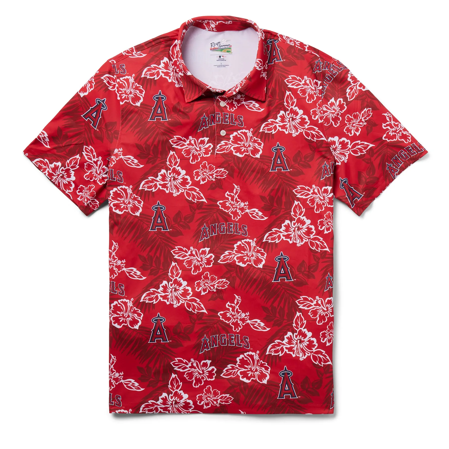 MLB® LOS ANGELES ANGELS PUA PERFORMANCE POLO sold by Reyn Spooner product image thumbnail 3