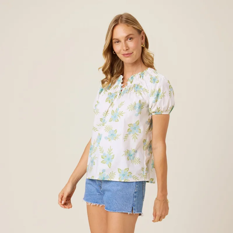 SOFT BISCUS CLARA TOP sold by Reyn Spooner