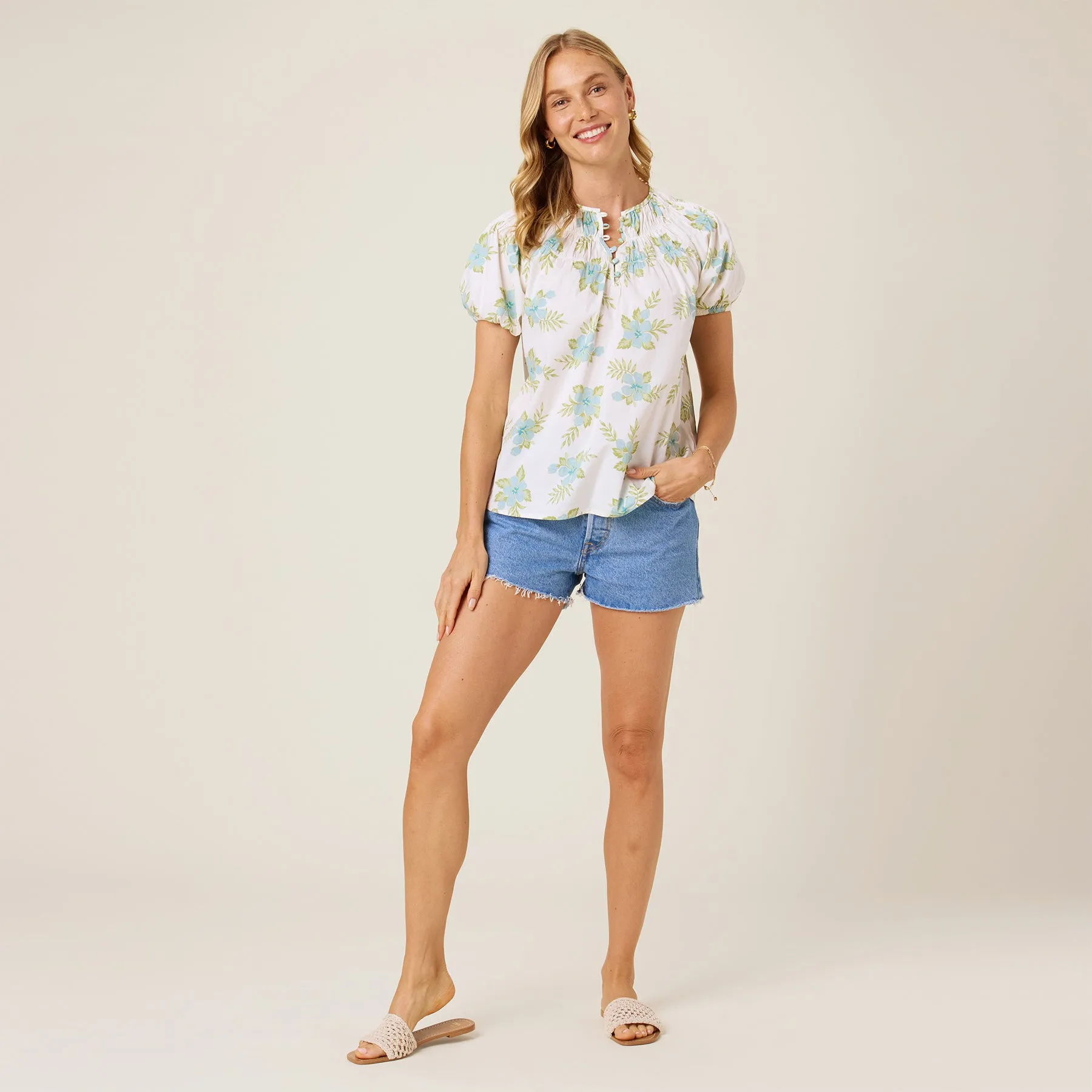 SOFT BISCUS CLARA TOP sold by Reyn Spooner product image thumbnail 4