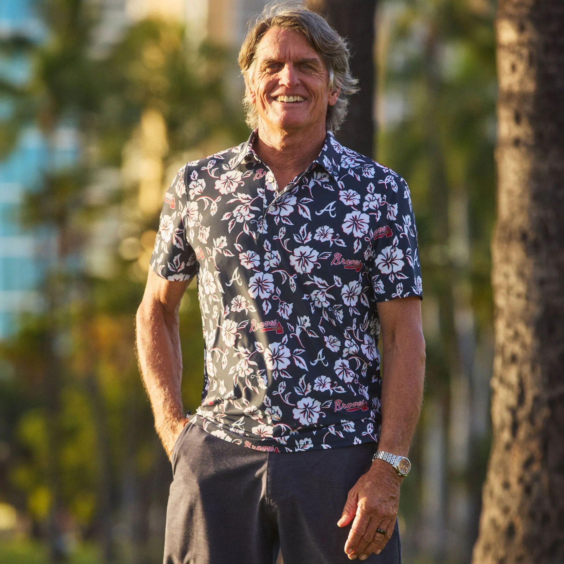 MLB® ATLANTA BRAVES GAME DAY PERFORMANCE POLO sold by Reyn Spooner product image thumbnail 5