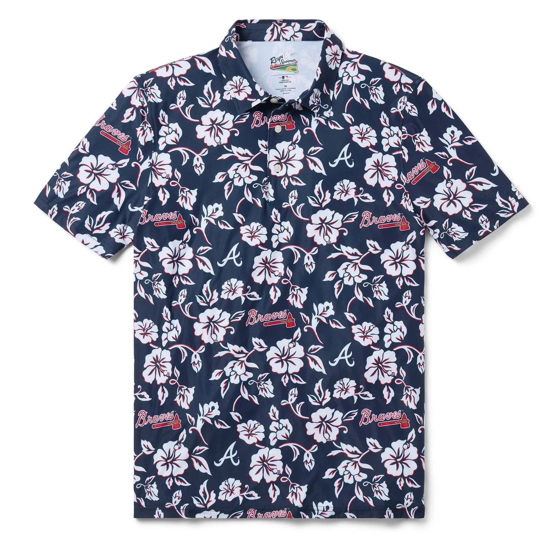 MLB® ATLANTA BRAVES GAME DAY PERFORMANCE POLO sold by Reyn Spooner product image thumbnail 3