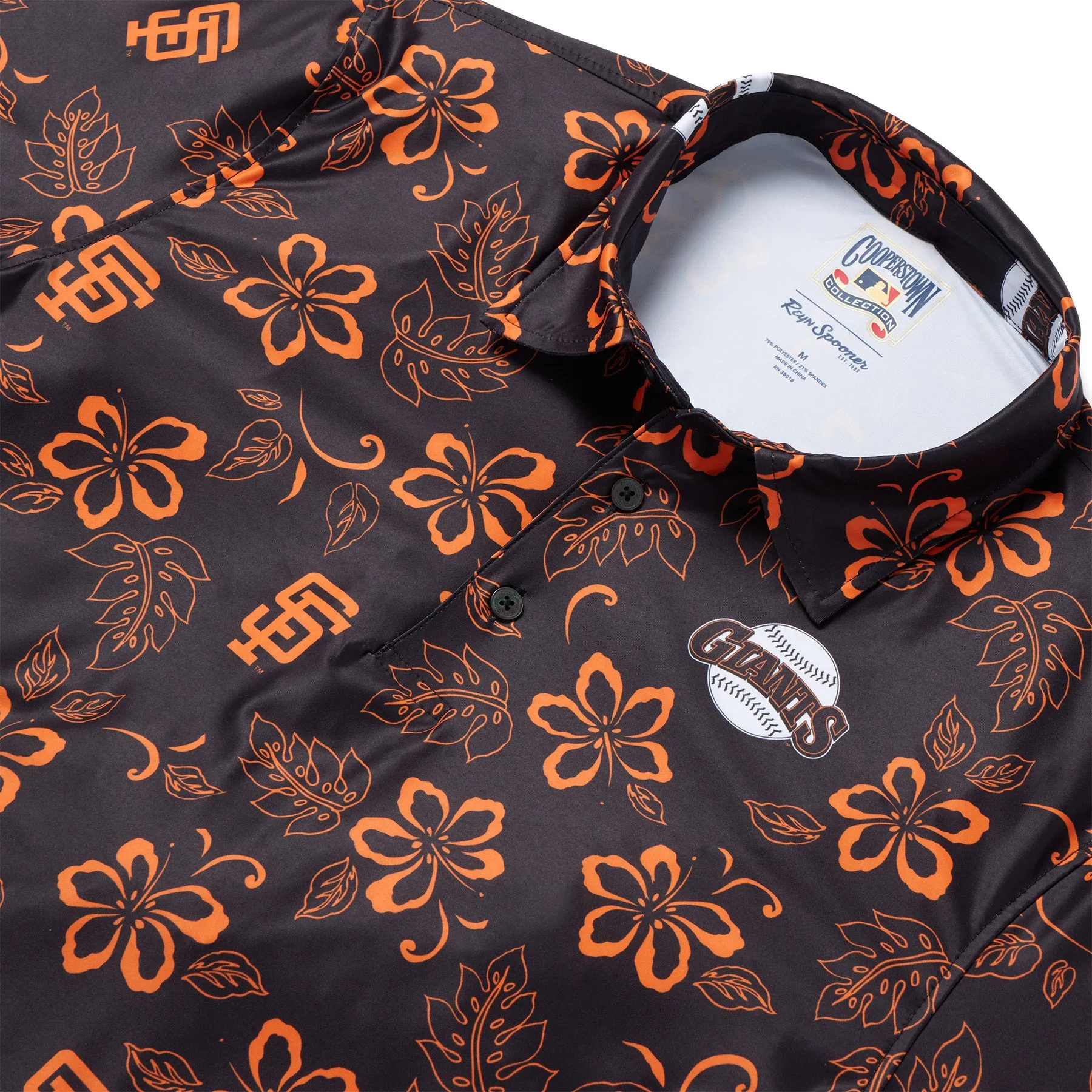 MLB® SAN FRANCISCO GIANTS COOPERSTOWN PERFORMANCE POLO sold by Reyn Spooner product image thumbnail 2