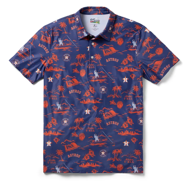 MLB® HOUSTON ASTROS HOMETOWN PERFORMANCE POLO sold by Reyn Spooner