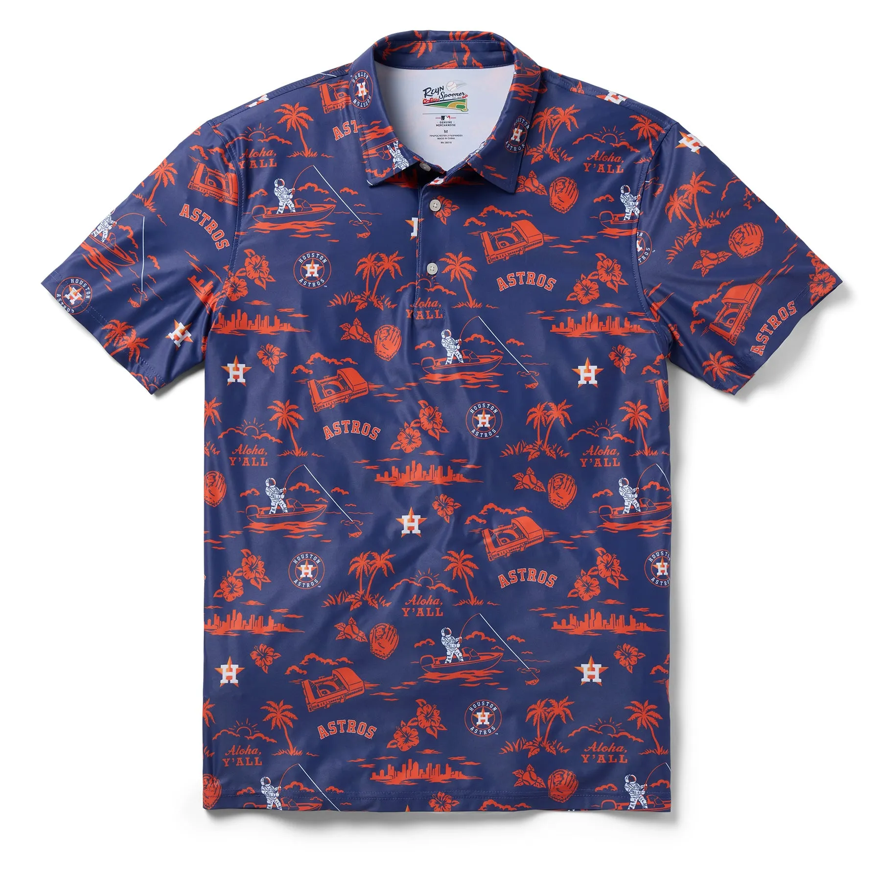 MLB® HOUSTON ASTROS HOMETOWN PERFORMANCE POLO sold by Reyn Spooner